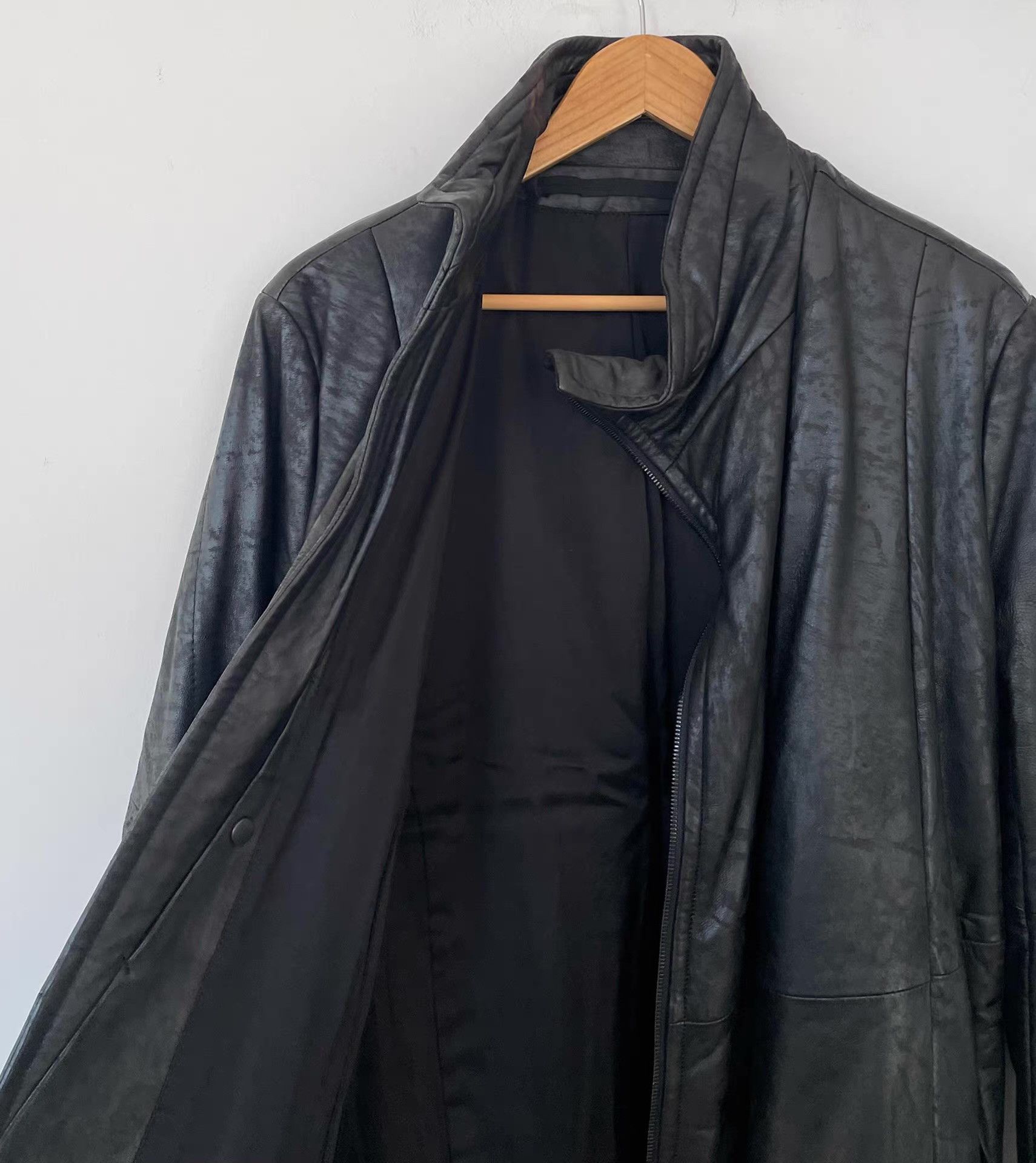 Julius Julius 16AW Padded Vintage Washed Leather Jacket Ｑ21 Size US M / EU 48-50 / 2 - 7 Thumbnail