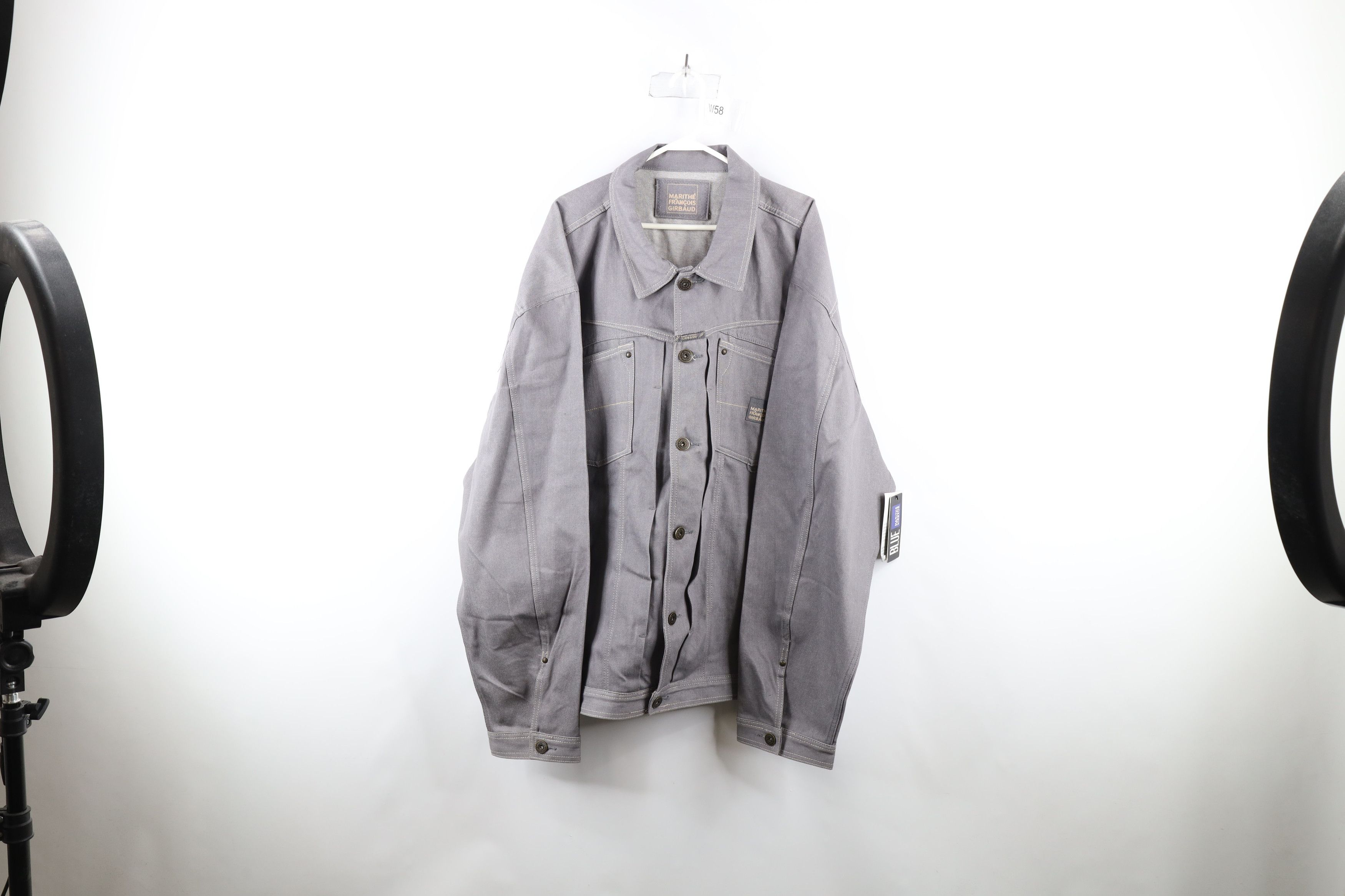 Marithe + Francois Girbaud × Vintage NOS Vintage 90s Marithe Francois Girbaud Trucker Jacket Size US XXL / EU 58 / 5 - 1 Thumbnail