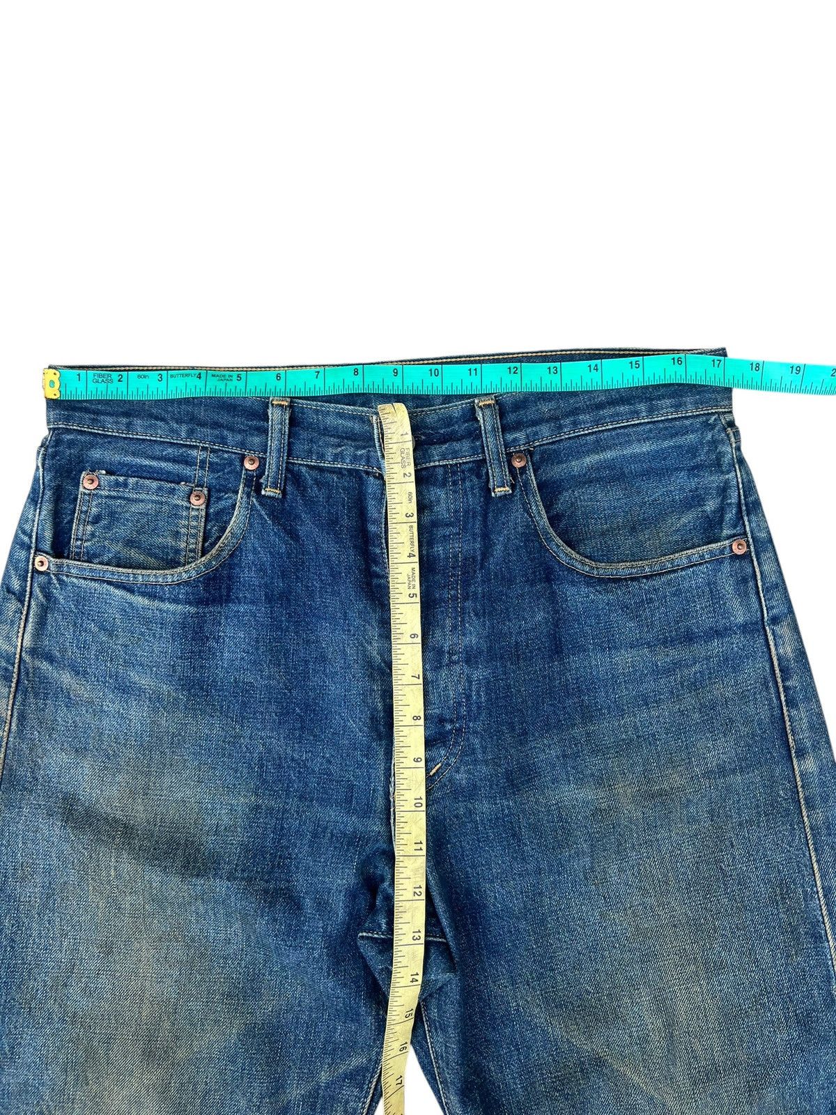 Levi's VTG 1994 Levi’s 503B XX Big E Dirty Mud Denim Selvedge Jeans Size US 34 / EU 50 - 2 Thumbnail