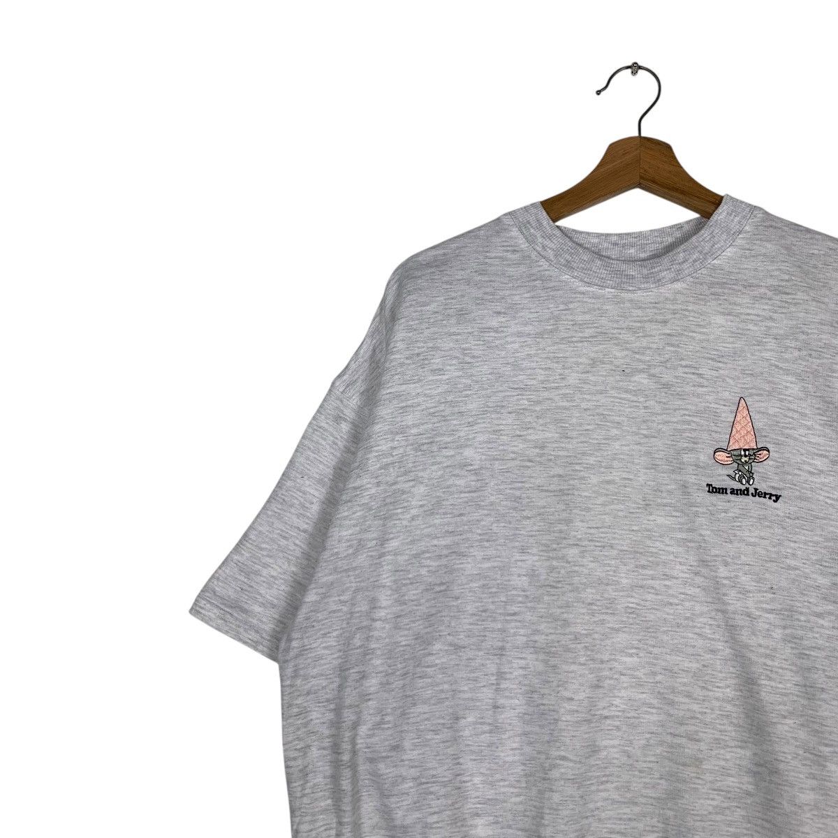 Japanese Brand TOM and JERRY Graphics Short Sleeve Sweatshirt #1429-C65 Size US L / EU 52-54 / 3 - 10 Thumbnail