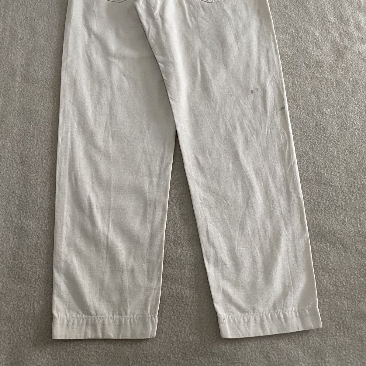 If Six Was Nine × Le Grande Bleu (L.G.B.) × OMNIGOD Omnigod Fatigue Baker Pants White W31 Size US 31 - 6 Thumbnail