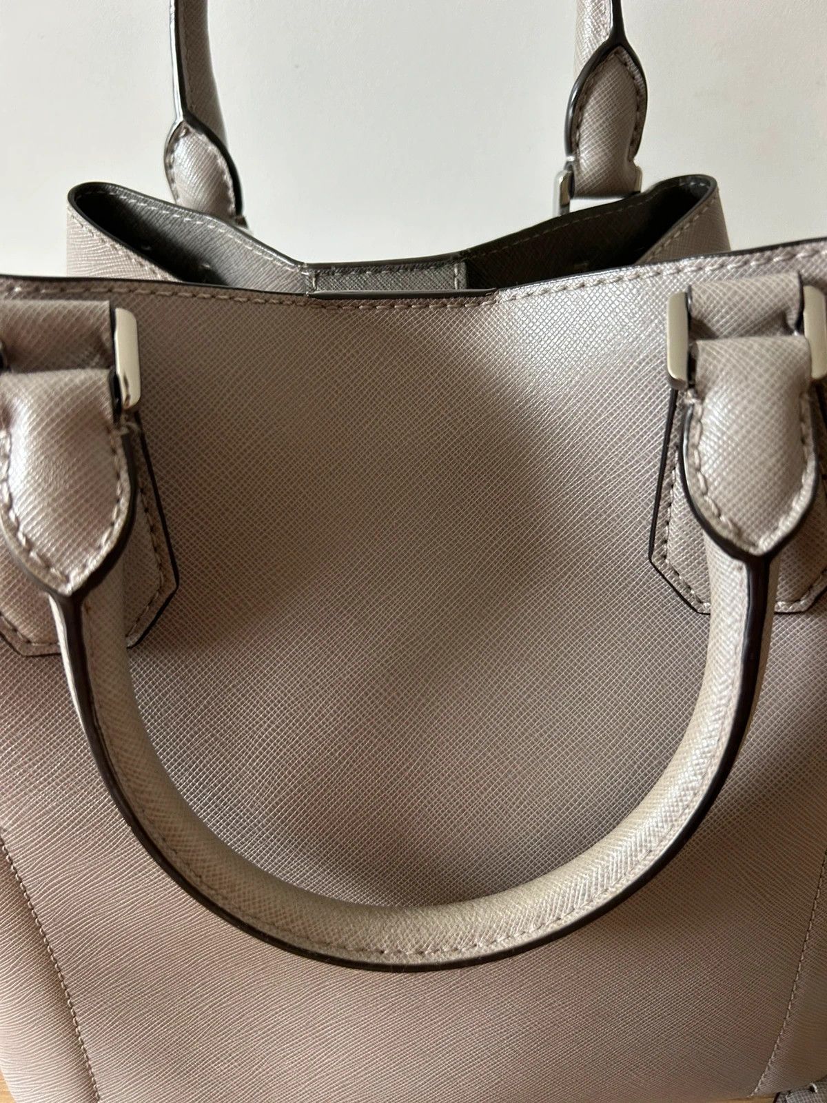 Michael Kors Michael Kors Greenwich leather grey grab bag Size ONE SIZE - 17 Thumbnail