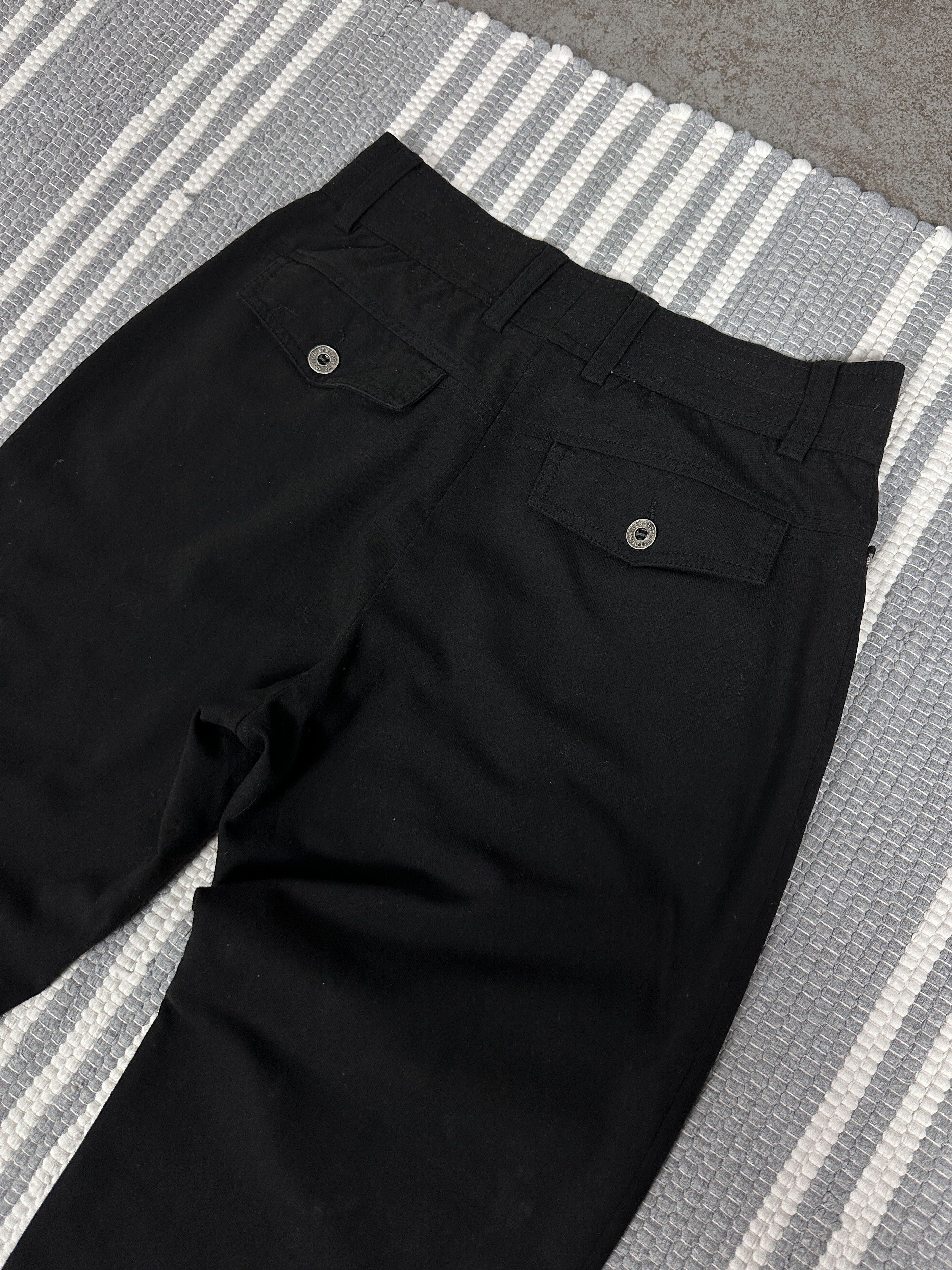 Versace Vintage Versace Jeans Couture Black Pants Trousers Size 34" / US 12 / IT 48 - 9 Thumbnail