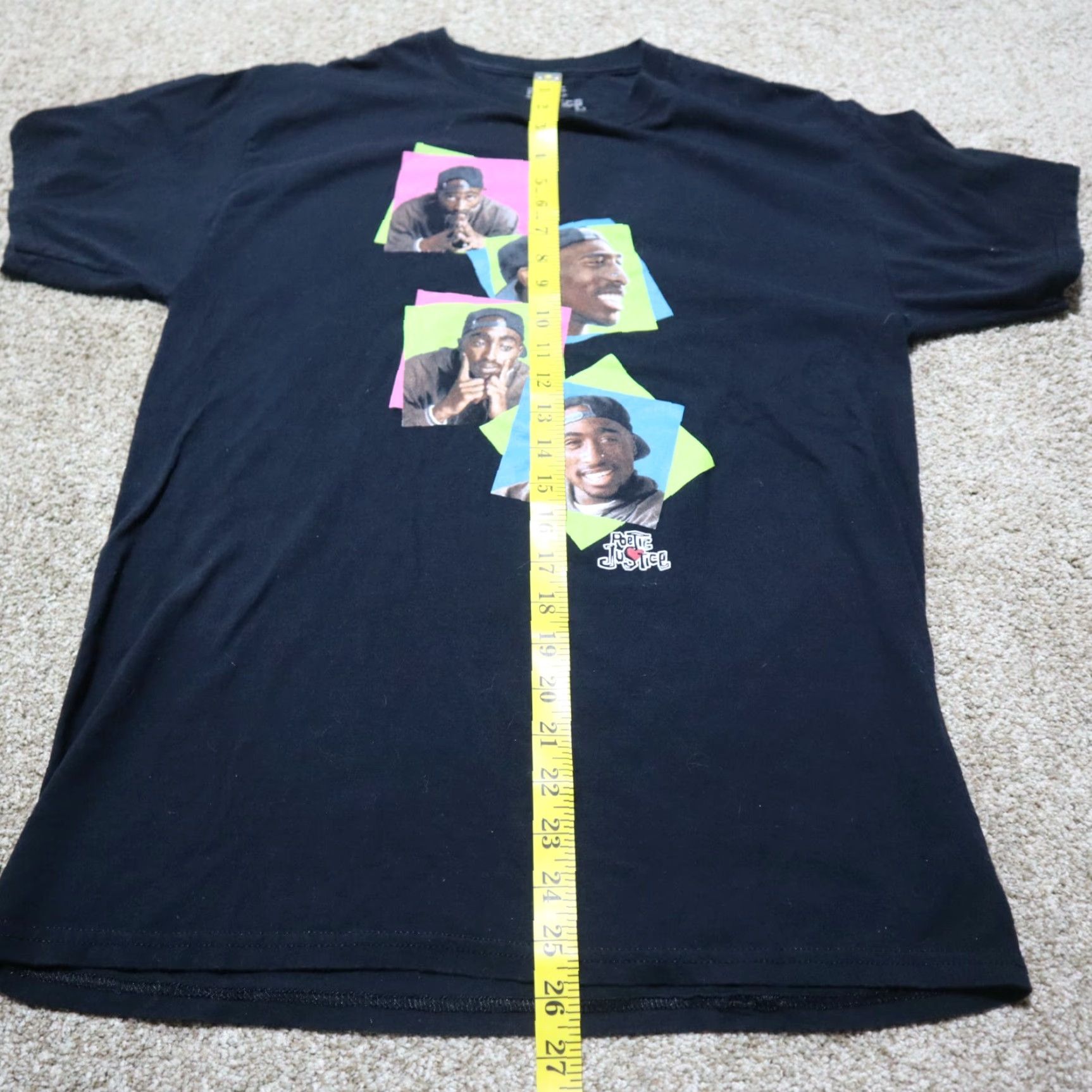 Vintage 2pac Tupac Poetic Justice Tupac Movie Tee Shirt Black Men's Size M Medium 90s Hip Hop Movie Shirt Mens Size US M / EU 48-50 / 2 - 6 Thumbnail