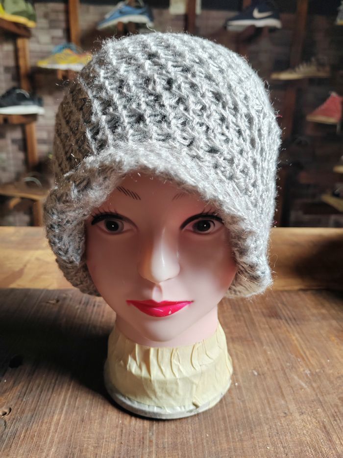 Japanese Brand Vintage Crochet Knitted handmade Beanie Snowcap Size ONE SIZE - 3 Thumbnail