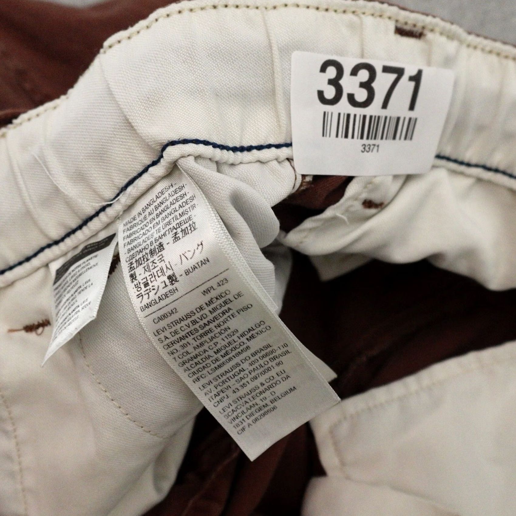 Levi's Levi’s XX Chino EZ Mens Small (31X28) Brown Pants Relaxed Inseam 28 Straight Jeans Size US 31 - 4 Thumbnail