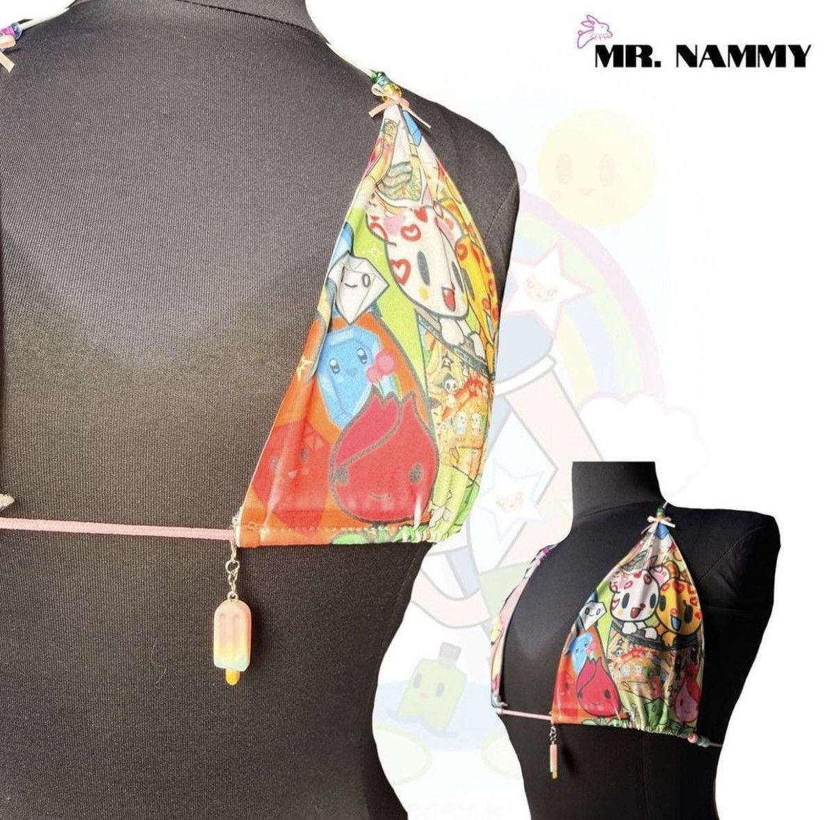 Other Custom TokiDoki Bikini Size 35" - 5 Thumbnail