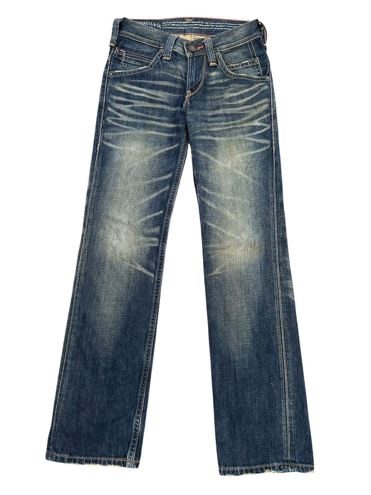 Kapital VINTAGE LEVIS HIPPIES STYLE RUSTY DISTRESSED DENIM JEANS Size US 30 / EU 46 - 3 Thumbnail