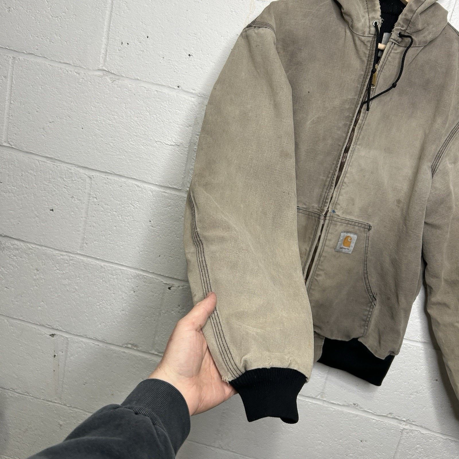 Carhartt Faded Vintage Carhartt Thermal Hooded Active Jacket “Black” Size US S / EU 44-46 / 1 - 7 Thumbnail