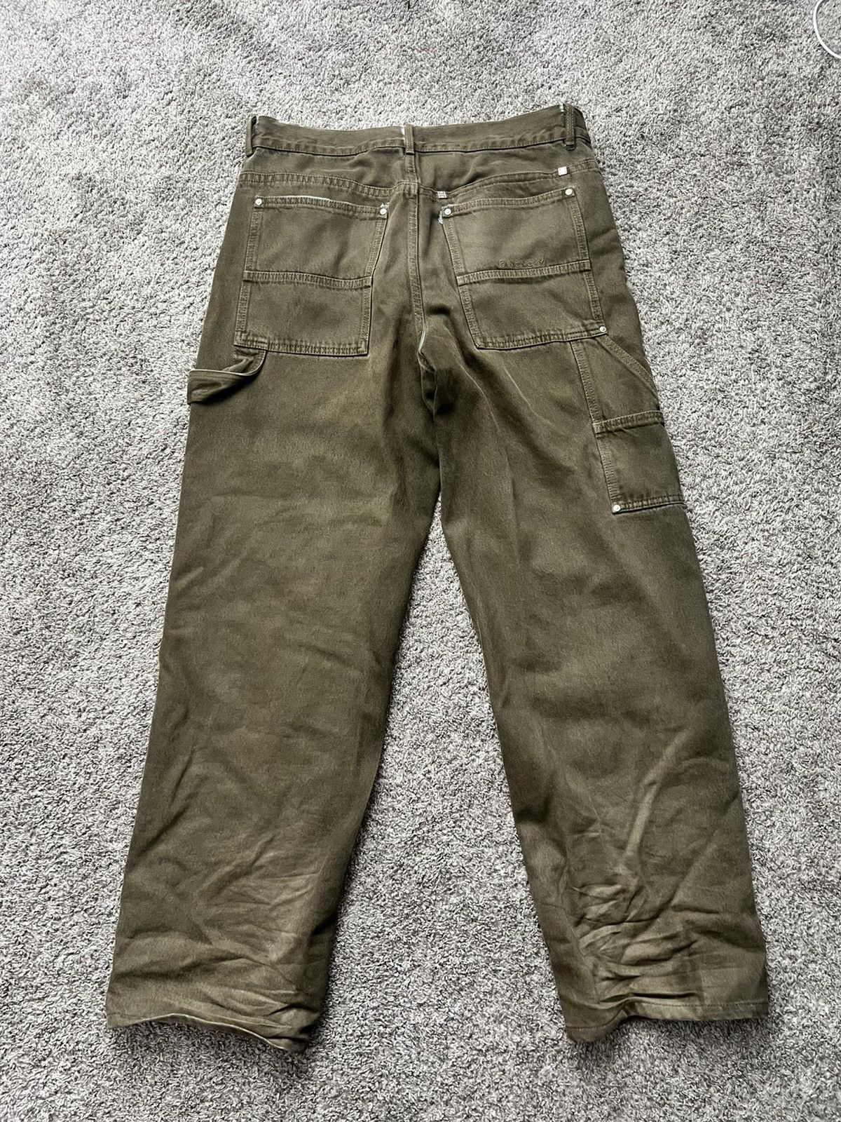 Givenchy Givenchy Resort 2024 Khaki Carpenter Pants Size US 34 / EU 50 - 4 Thumbnail