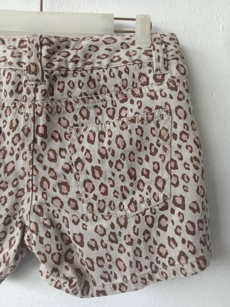 Japanese Brand Japanese Brand Seditionaries Leopard Print Short Denim Size 28" / US 6 / IT 42 - 6 Thumbnail
