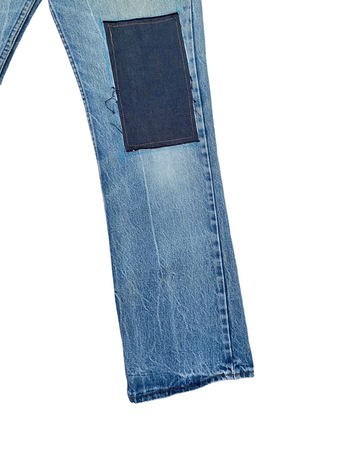 Levi's × Vintage Vintage Brand Levi’s Patchwork flared jeans 1980s Size US 32 / EU 48 - 4 Thumbnail