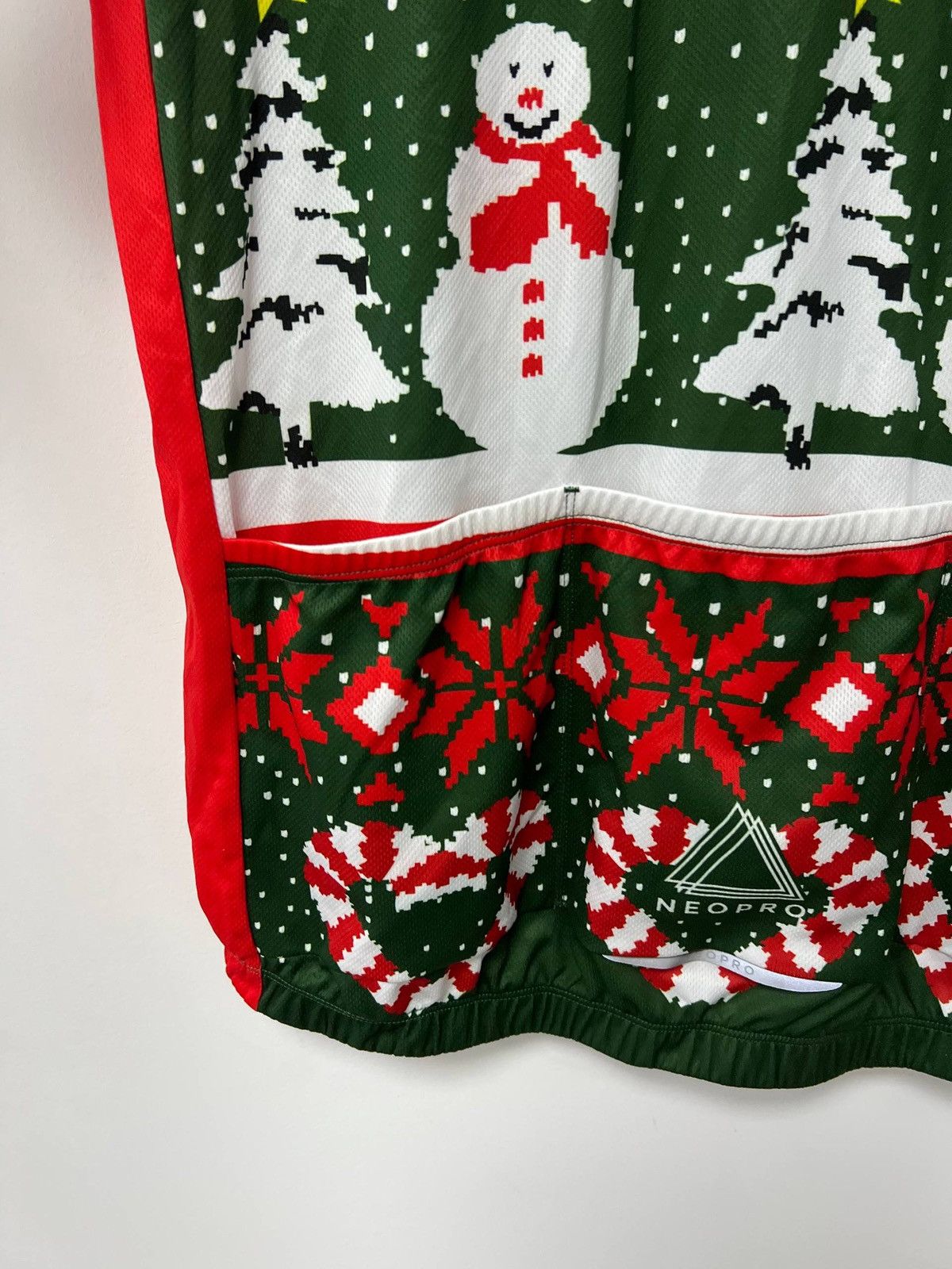 Other Vintage Christmas Holiday Cycling Jersey Racing Bicycle XL Size US XL / EU 56 / 4 - 18 Thumbnail