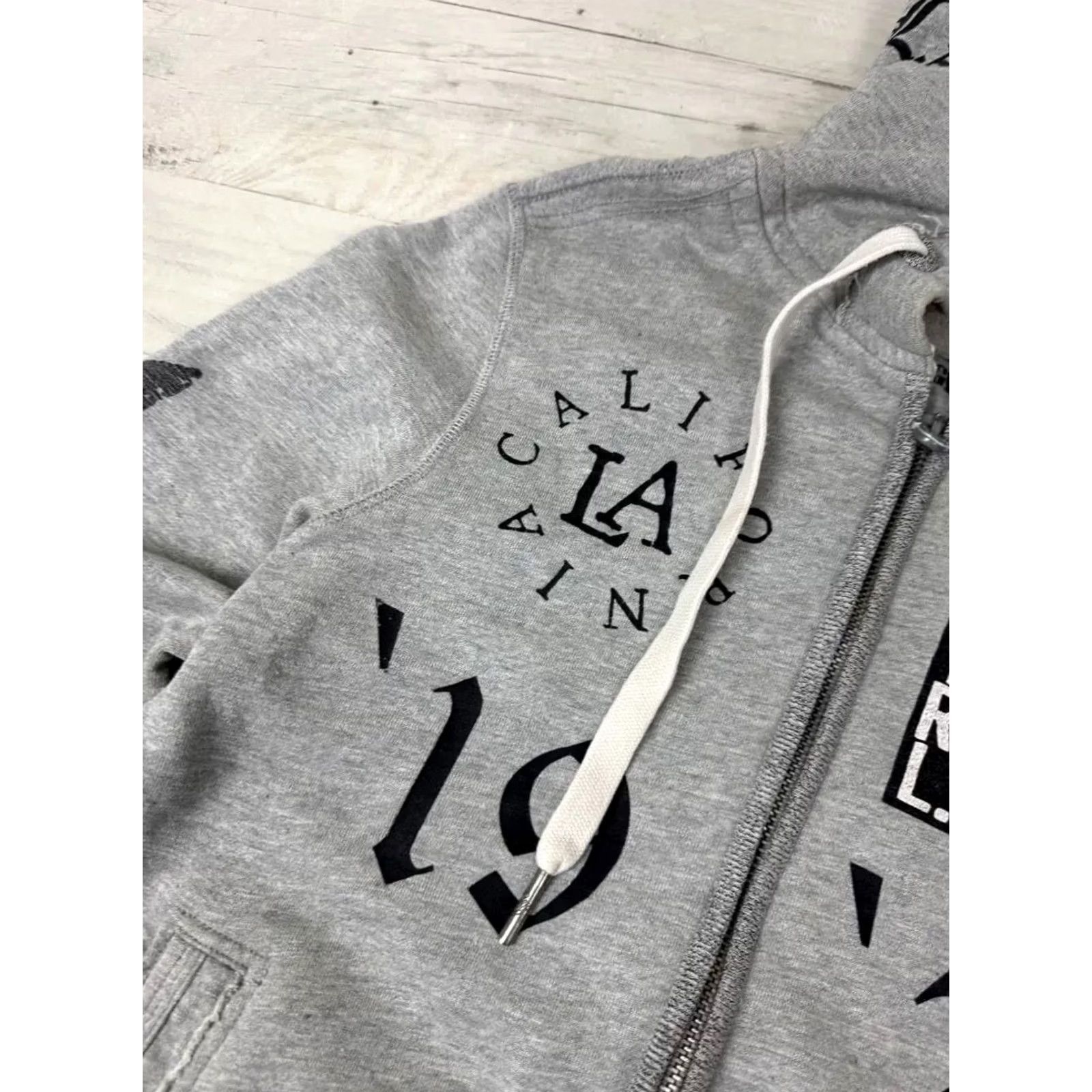 True Religion True Religion Hoodie Full Zip 1971 Logo Y2K Men SZ S Gray Size US S / EU 44-46 / 1 - 7 Thumbnail