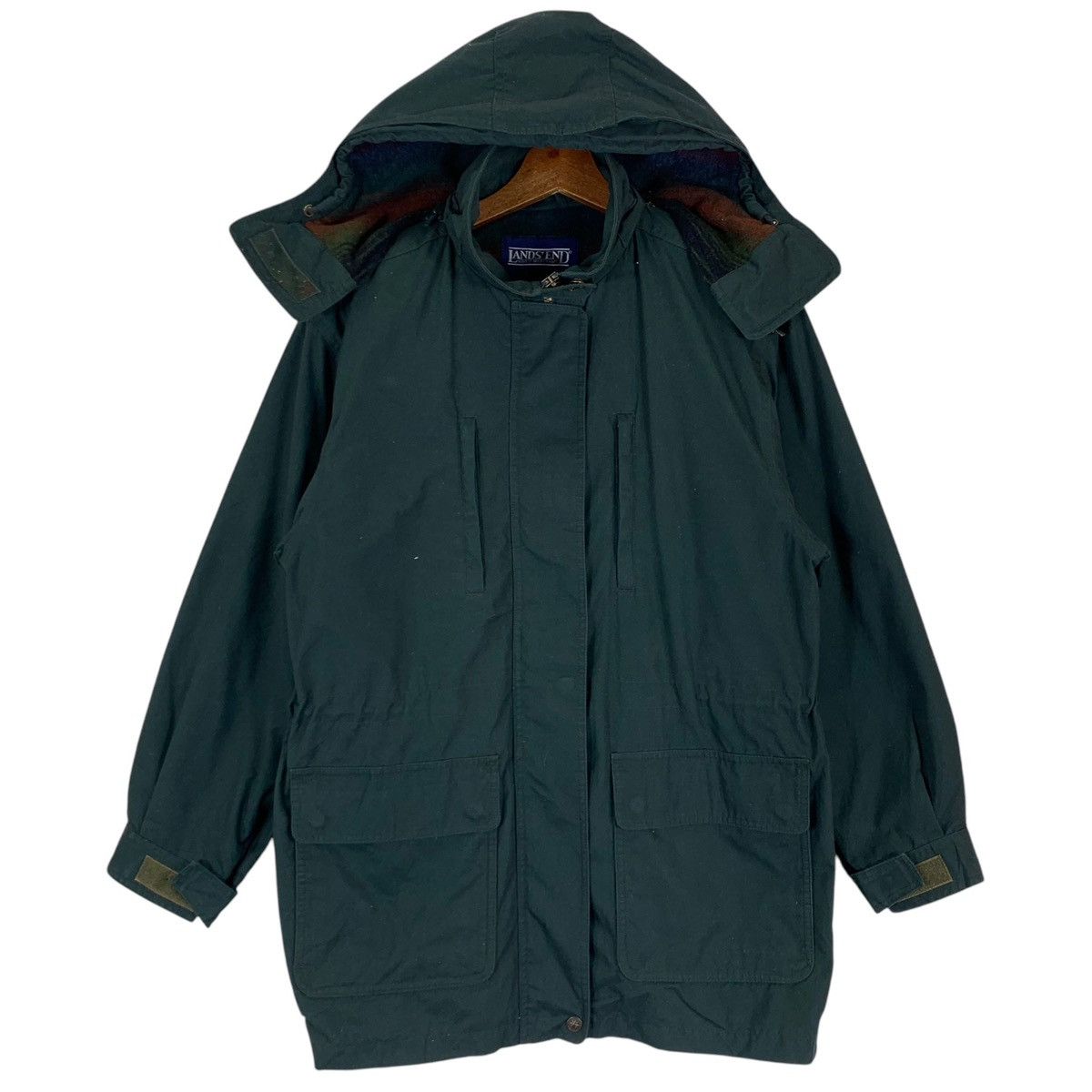 Lands' End × Vintage VINTAGE LANDS END OUTDOOR HUNTING JACKET Size S / US 4 / IT 40 - 1 Thumbnail