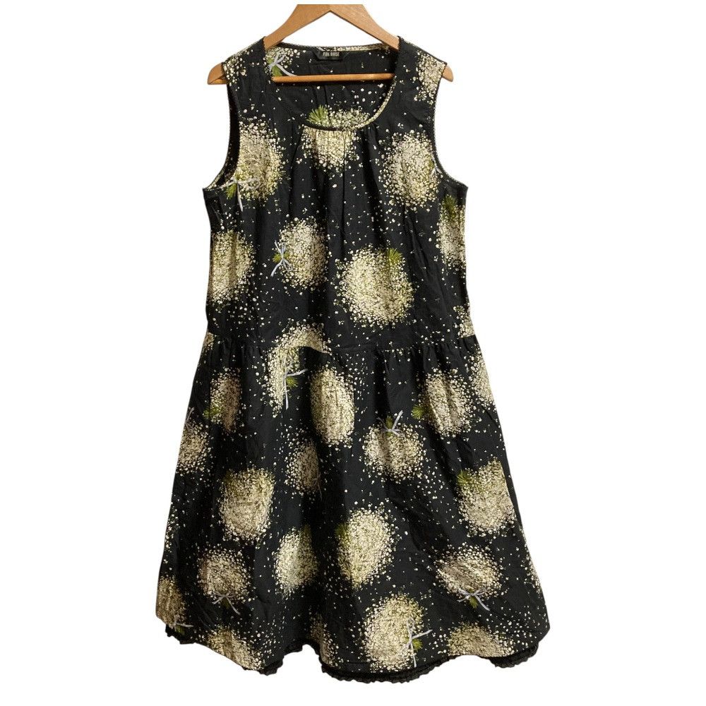 Other Other PINK HOUSE Flower Print Sleeveless Dress Textile Dresses A2181FA 362 DUTY FREE for USA Size ONE SIZE - 1 Thumbnail
