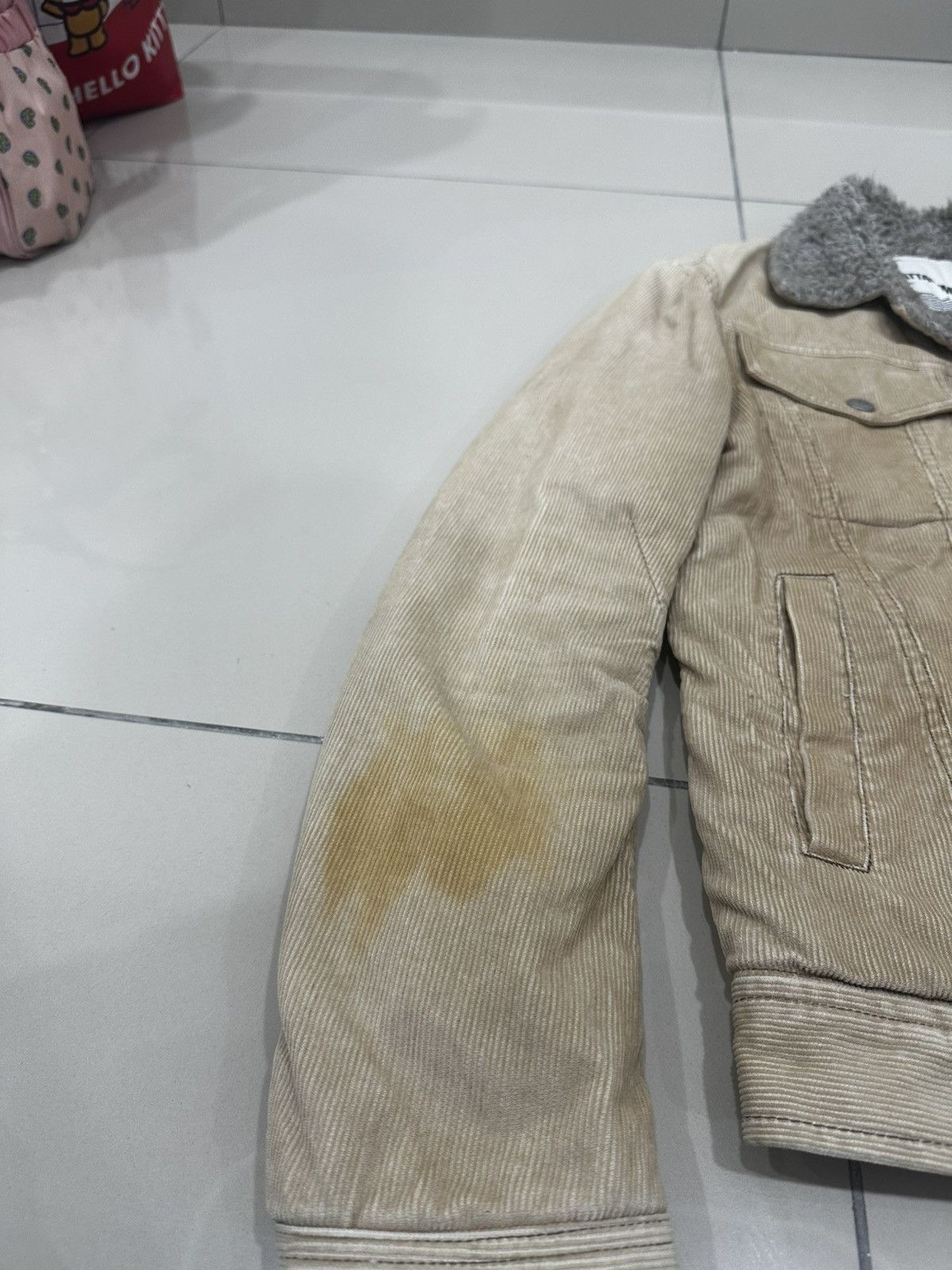 Attachment Attachment Trucker Jacket Corduroy Sherpa Design Jacket Size US S / EU 44-46 / 1 - 6 Thumbnail