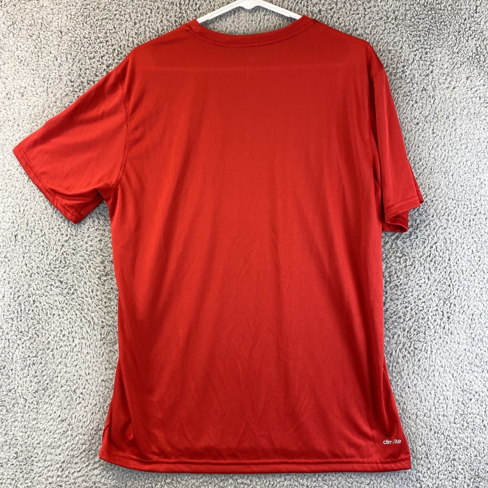 Adidas Adidas Men's Dri-Fit Short Sleeve Training T-Shirt L Red / 57-14 Size US L / EU 52-54 / 3 - 5 Thumbnail
