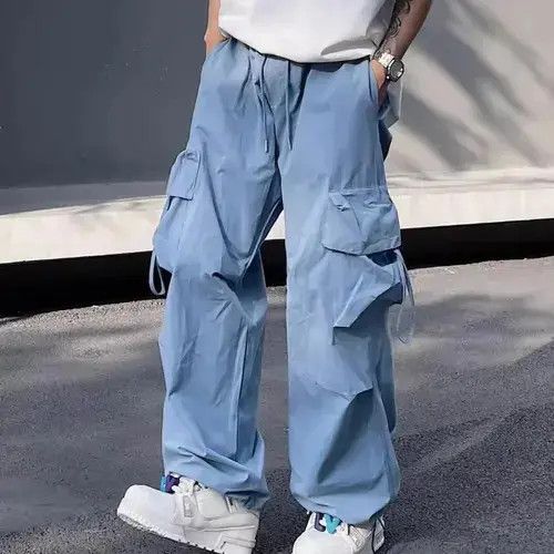 Jean Blue Big Pocket Cargo Pants Size US 42 / EU 58 - 3 Thumbnail
