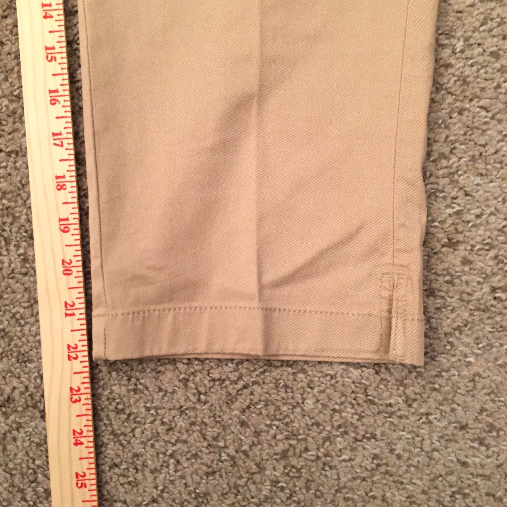 Vintage LL Bean Lakewashed Chino Pants Womens Size 12P Petite Cropped Beige New Size 34" / US 12 / IT 48 - 6 Thumbnail