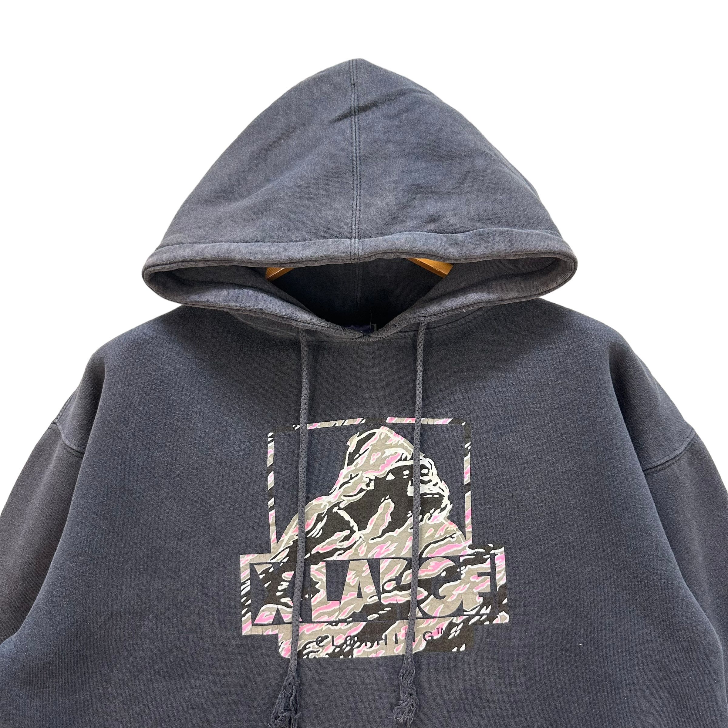 Vintage TRASHED🔥 XLARGE BIG LOGO PULLOVER HOODIES #8909-038 Size US M / EU 48-50 / 2 - 2 Thumbnail