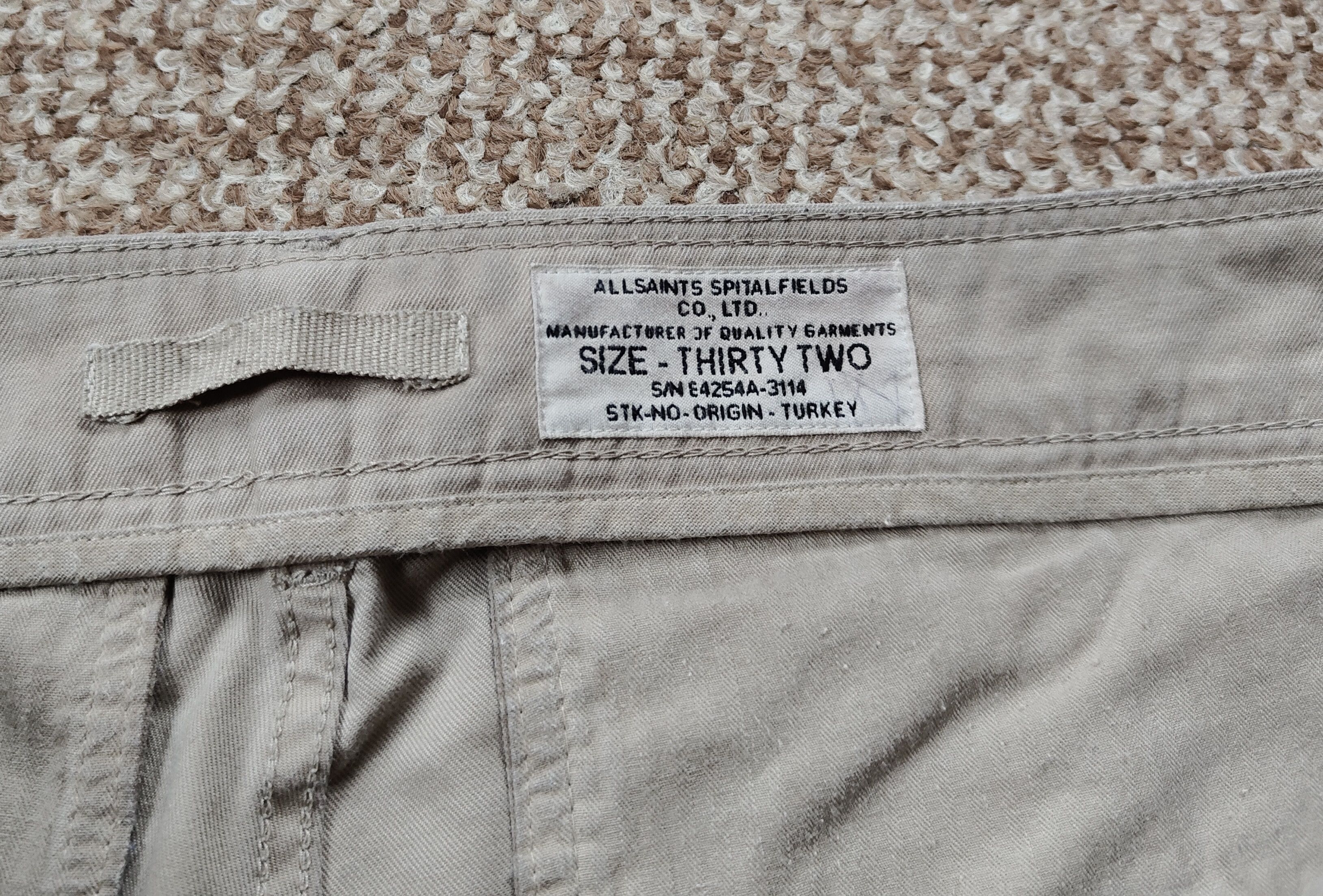 Allsaints Allsaints Pseudo Chino Pants sz W32 Size US 32 / EU 48 - 8 Thumbnail