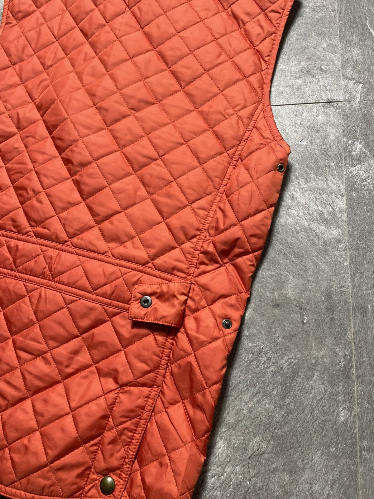 Polo Ralph Lauren Vintage Polo Ralph Lauren Nylon Orange Quilted Vest Gilet Size US S / EU 44-46 / 1 - 12 Thumbnail