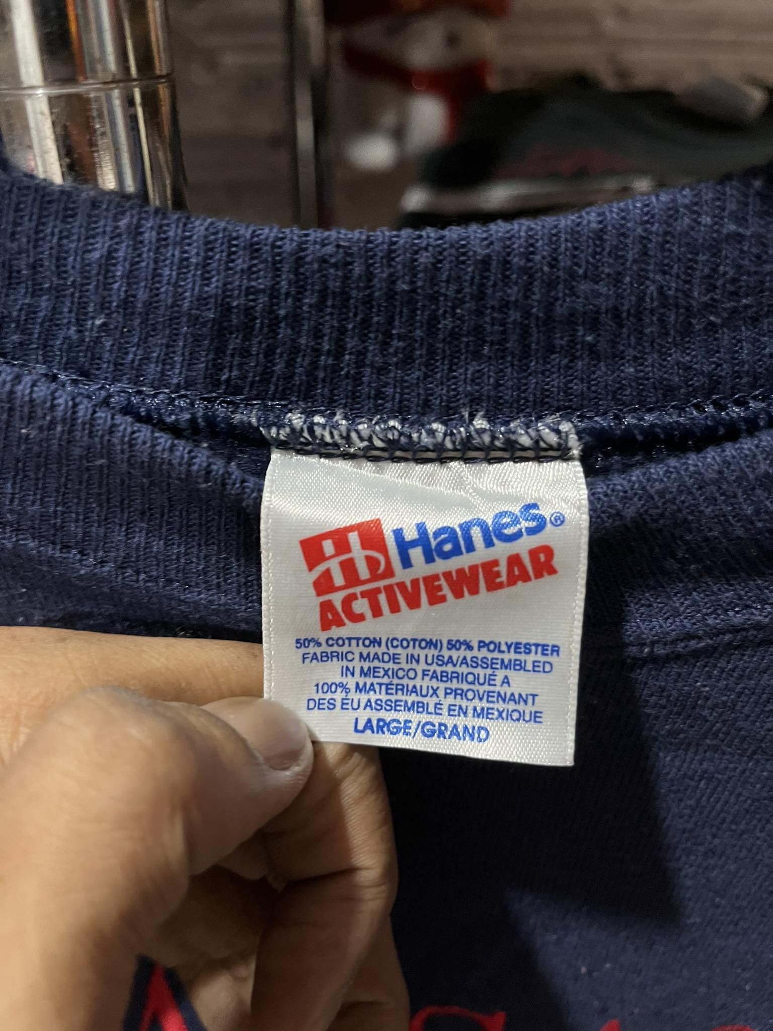 NCAA × Vintage Kansas Jayhawks NCAA Basketball Sweatshirt 90s Size US L / EU 52-54 / 3 - 3 Thumbnail