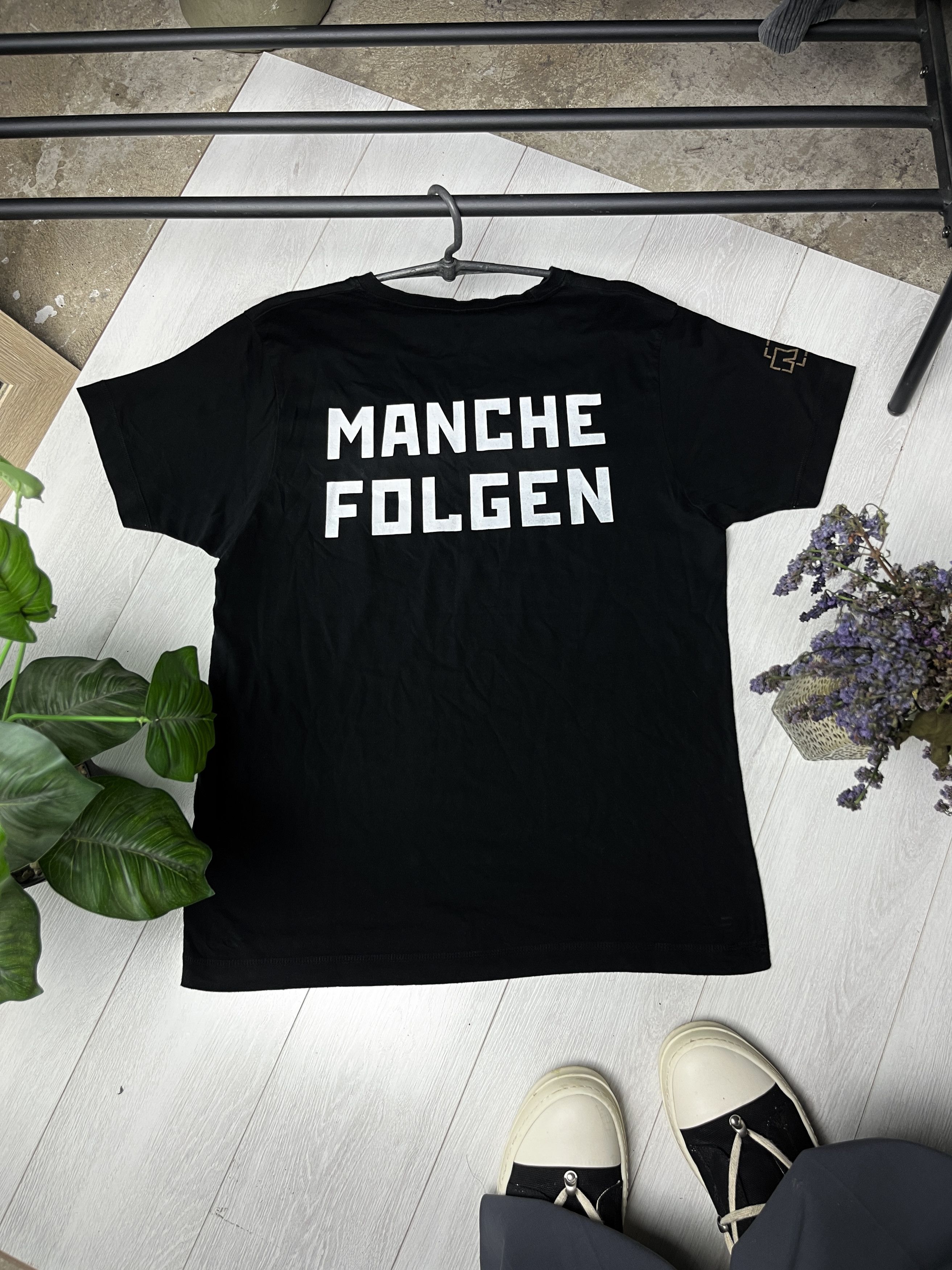 Vintage 2000s RAMMSTEIN "MANCHE FÜHREN" "MANCHE FOLGEN" TEE - № 877 Size US L / EU 52-54 / 3 - 1 Thumbnail