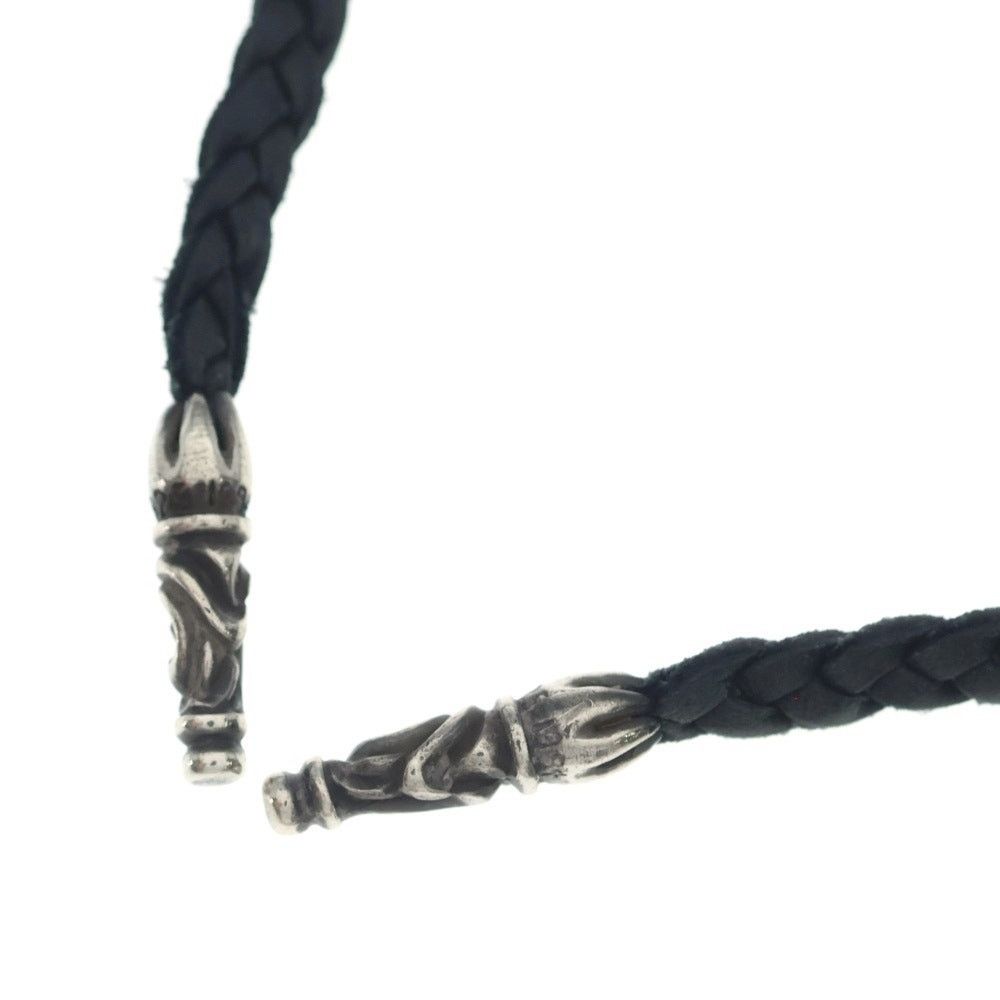 Chrome Hearts Chrome Hearts Leather Braid Scroll Necklace Size ONE SIZE - 1 Thumbnail