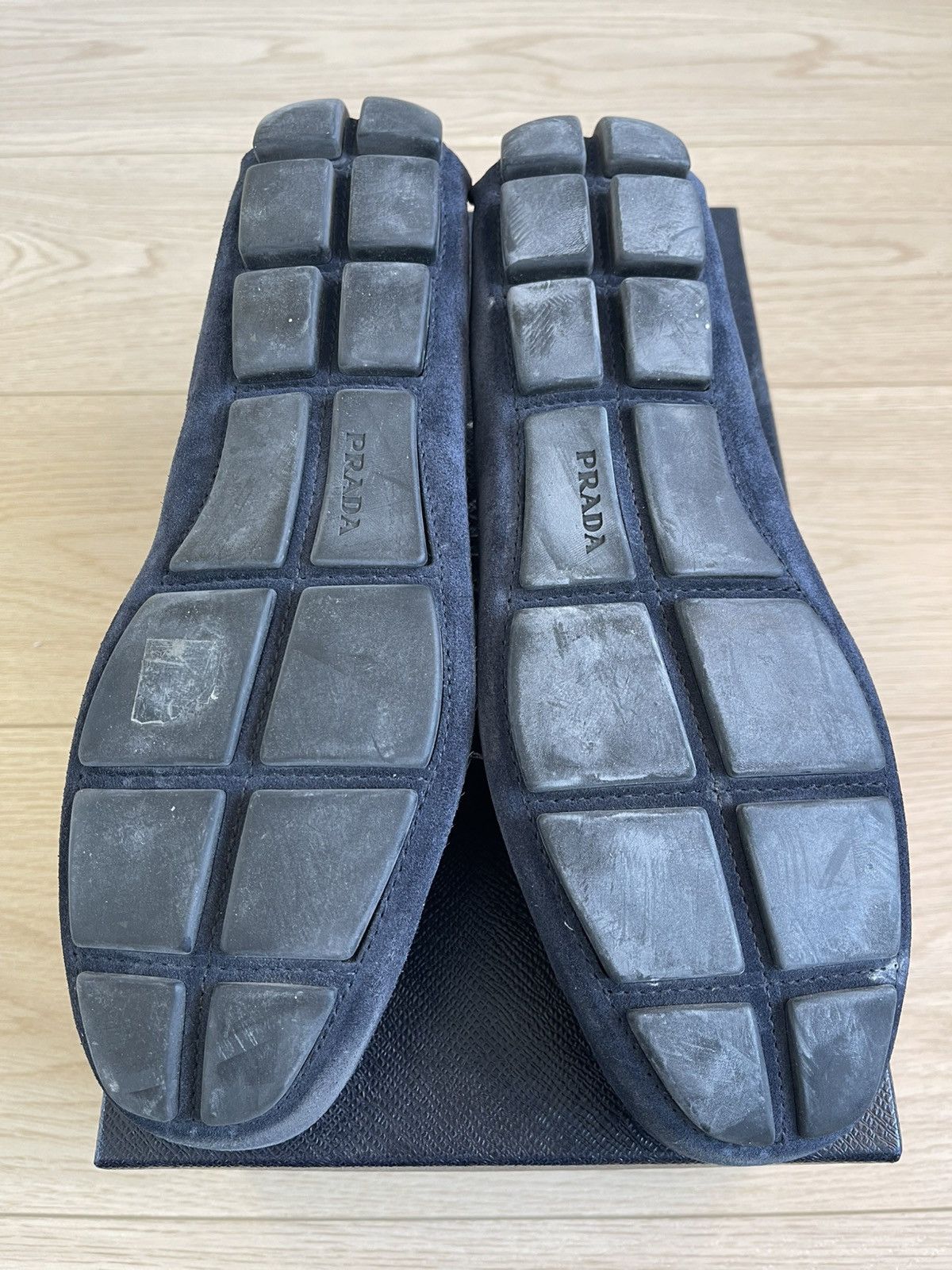 Prada Prada Blue Suede Loafers Size US 9 / EU 42 - 6 Thumbnail