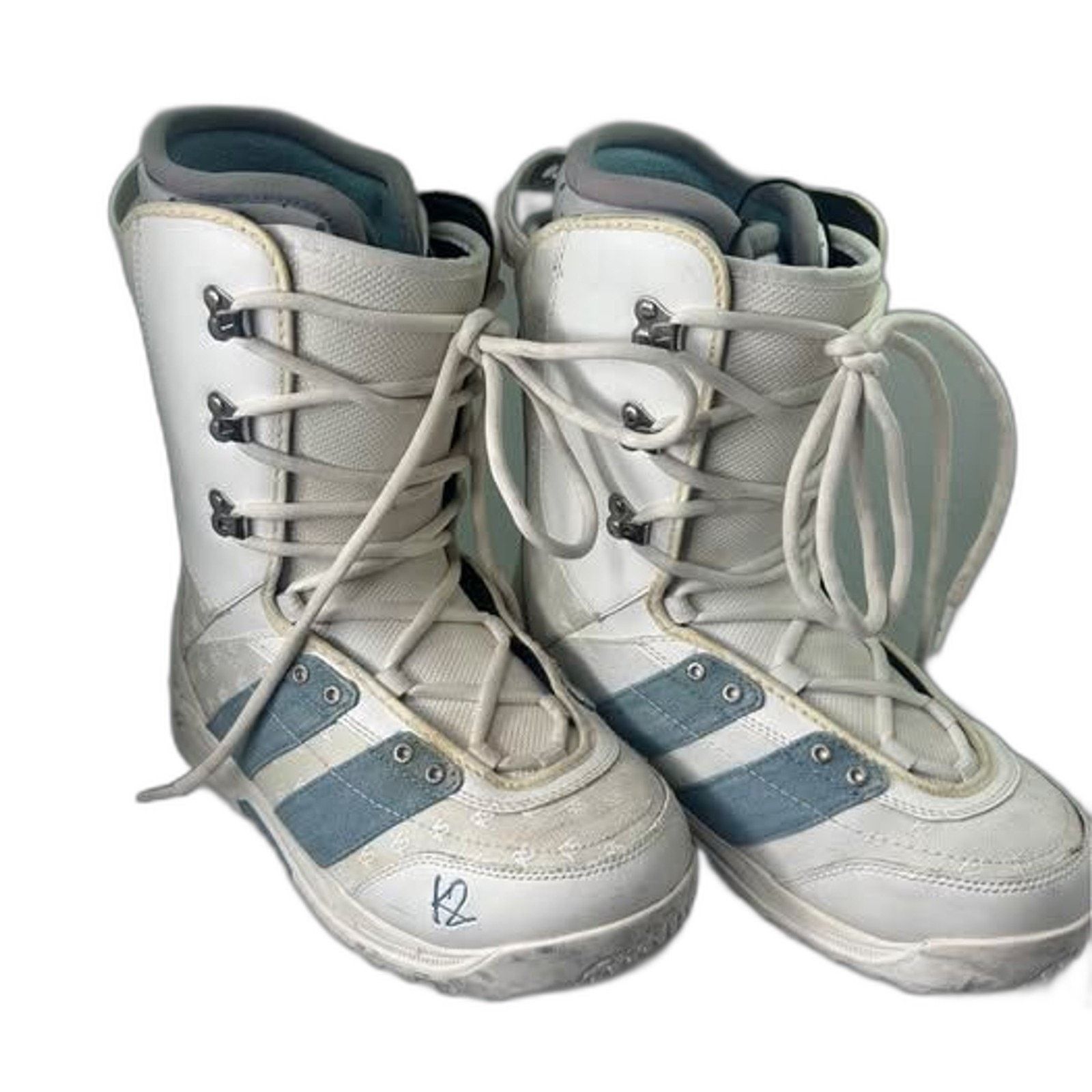 K2 K2 Mink White Snowboard Boots Womens Size:9 Light Blue Denim Size US 9 / IT 39 - 2 Thumbnail