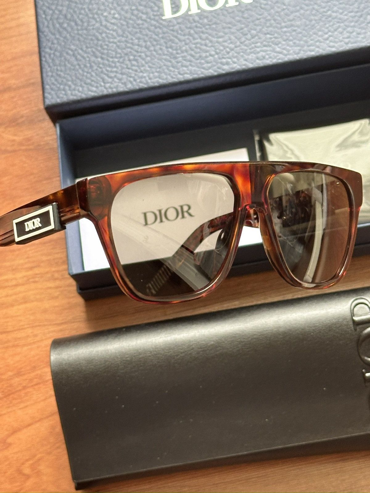 Dior Christian Dior B23 Havana Sunglasses Size ONE SIZE - 7 Thumbnail