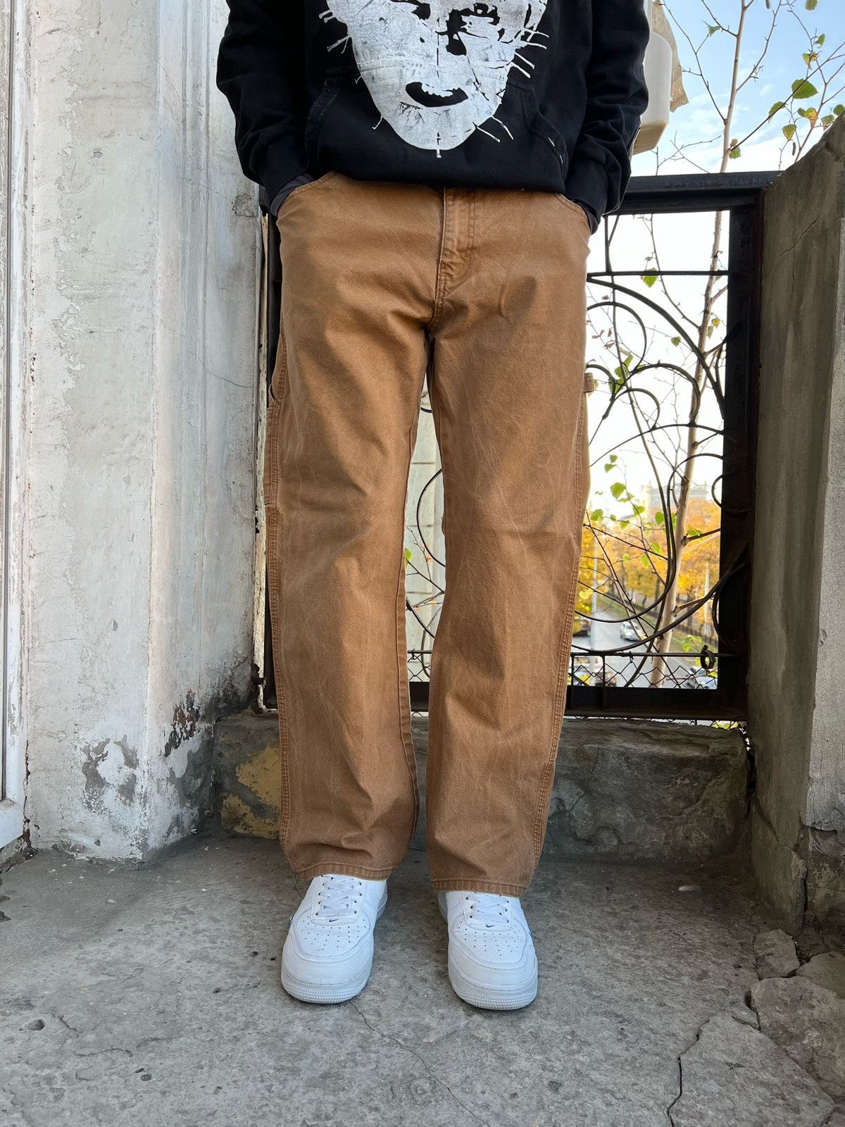 Dickies Vintage Y2K Dickies Faded Work Wear Pants 34x30 Size US 35 - 4 Thumbnail