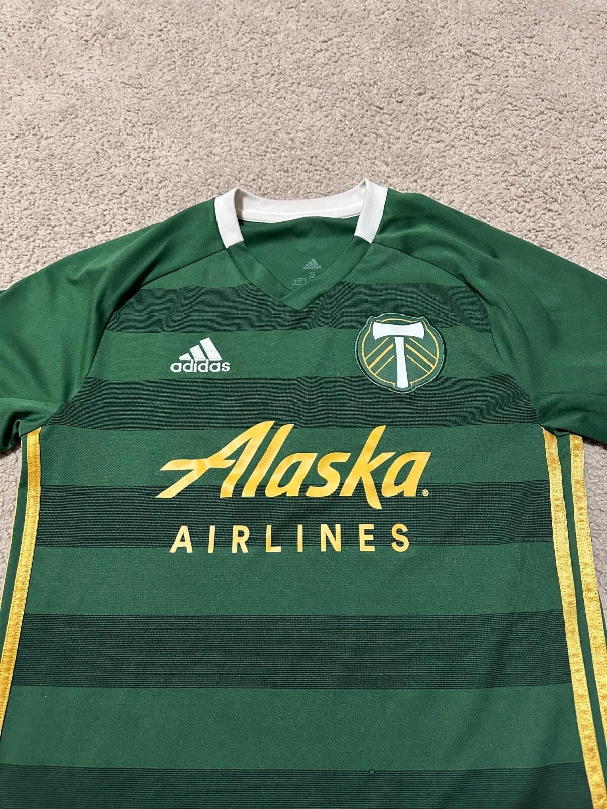Adidas Portland Timbers 2019/20 home football shirt soccer adidas Size US S / EU 44-46 / 1 - 3 Thumbnail
