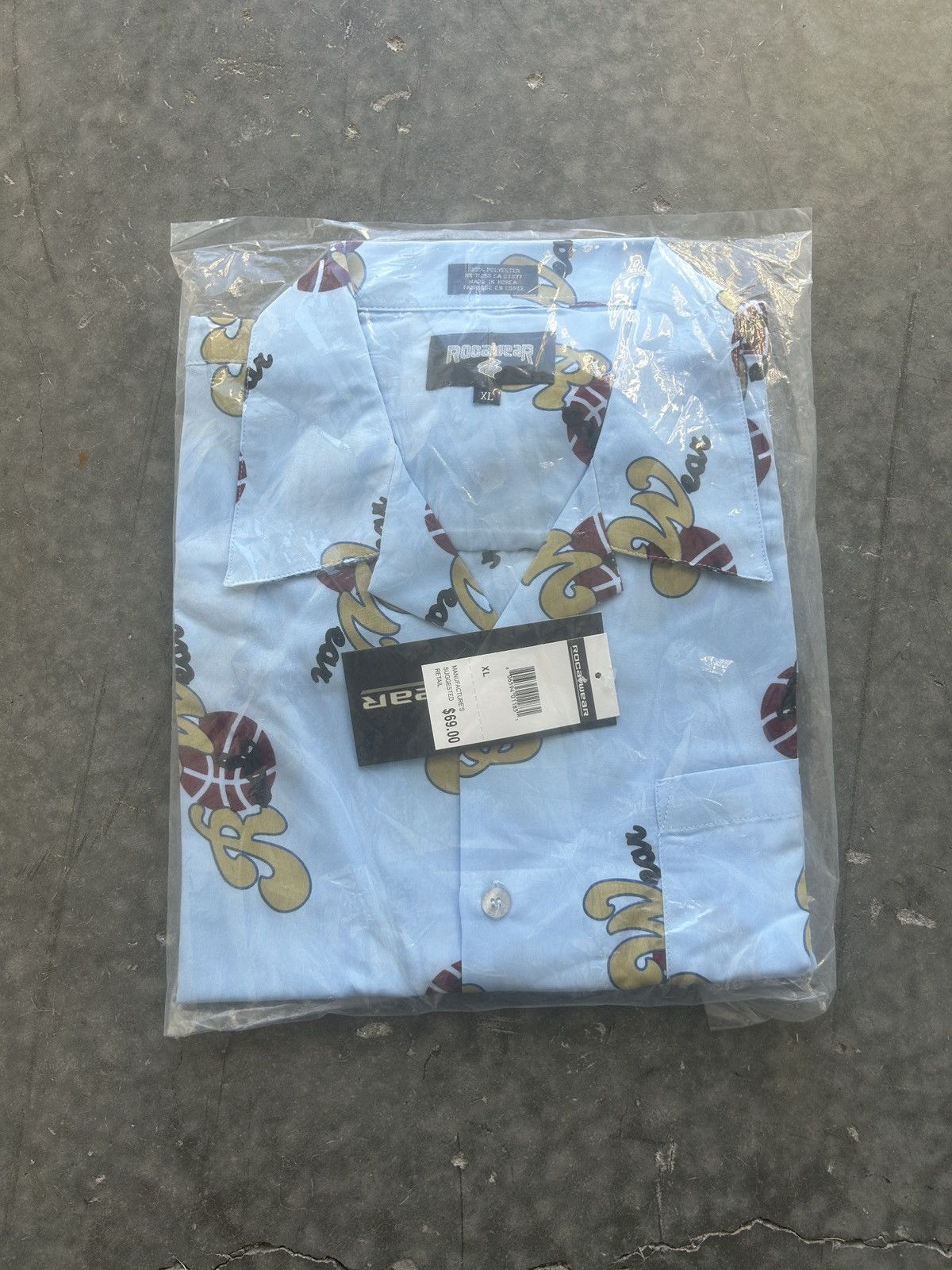 Rocawear × Vintage BNWT Vintage Y2K Rocawear Logo Button Up Shirt Size US XXL / EU 58 / 5 - 2 Thumbnail