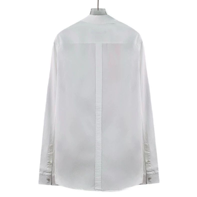 Gucci Gucci White Pocket Print Long Sleeve Shirt-2506 Size US M / EU 48-50 / 2 - 2 Thumbnail