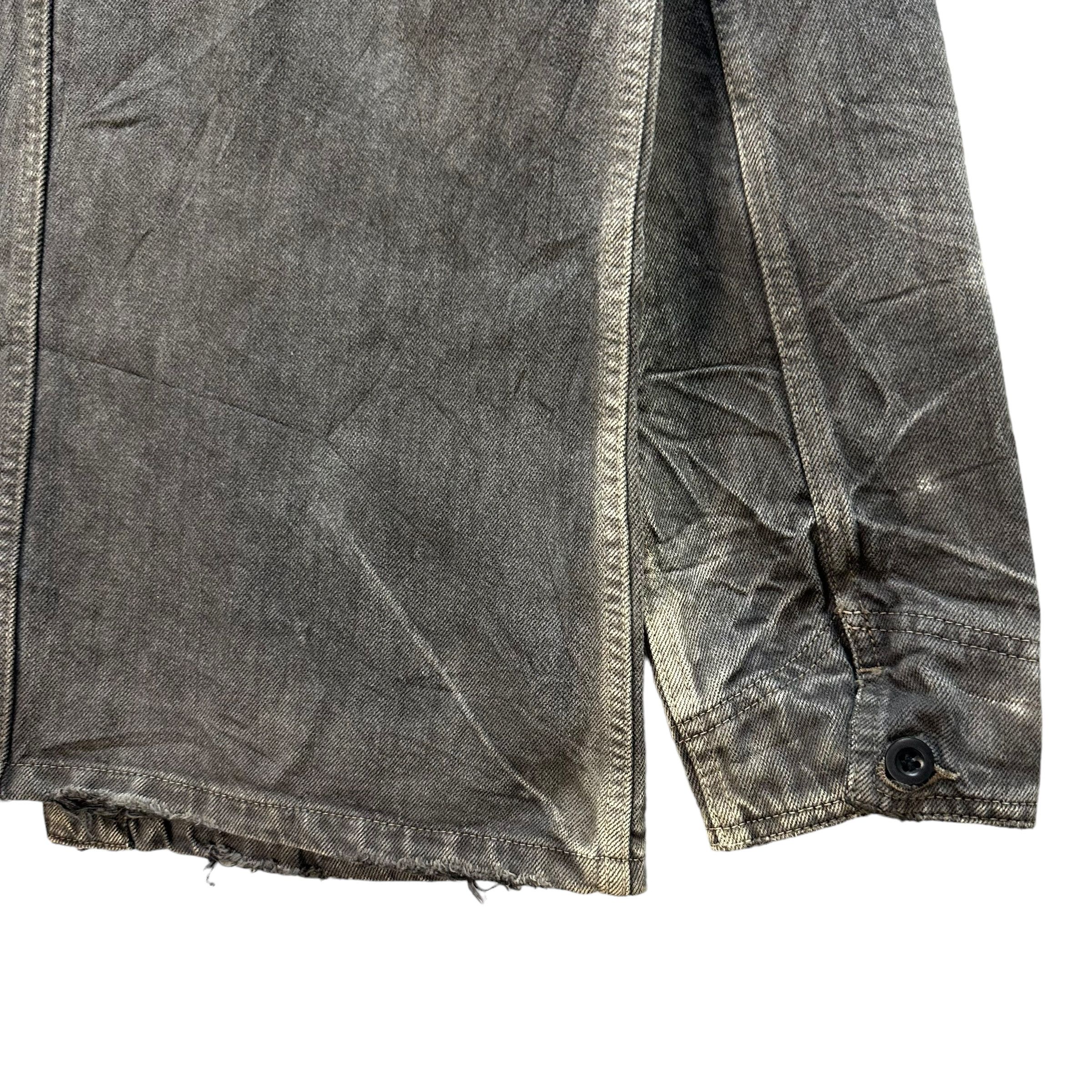 Japanese Brand SPELL BOUND TRASHED DENIM WORK JACKET #8819-028 Size US M / EU 48-50 / 2 - 15 Thumbnail