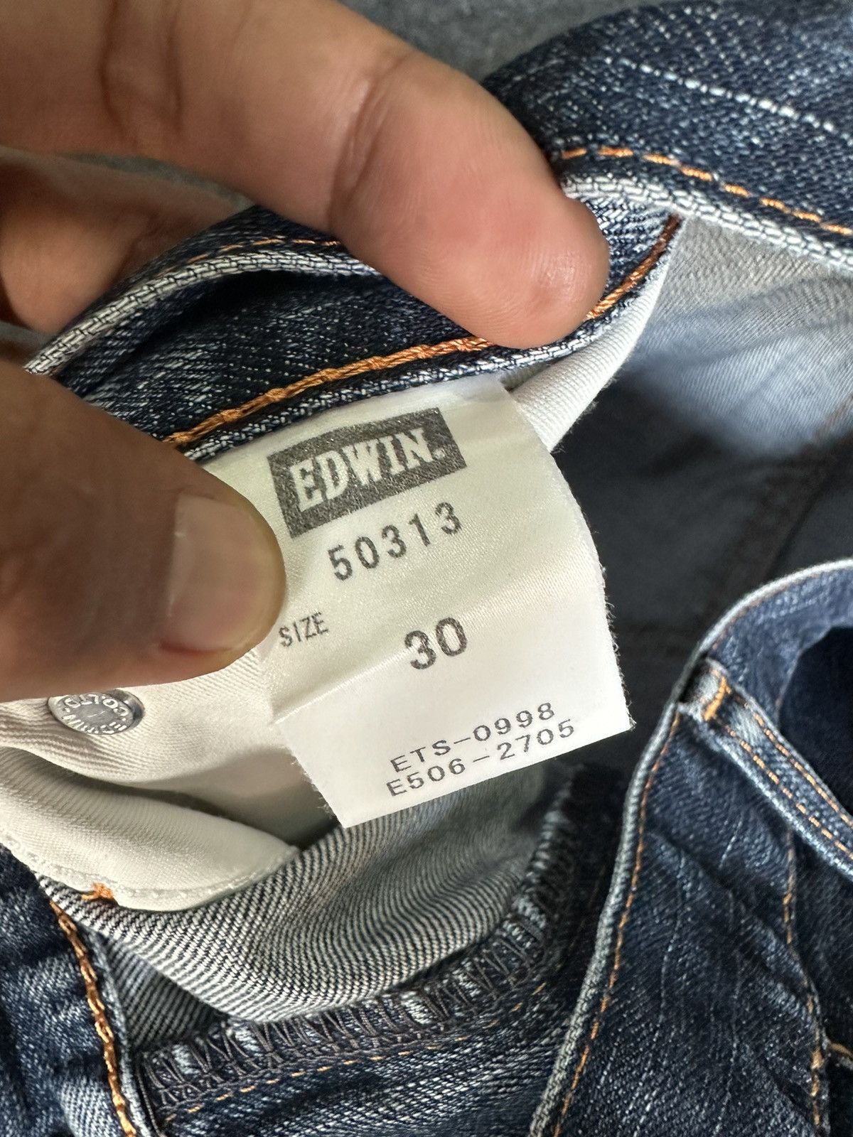 BUFFALO BOBS × Edwin × If Six Was Nine Vintage Edwin 503 Japan Blue Indigo Denim D119 Size US 30 / EU 46 - 9 Thumbnail