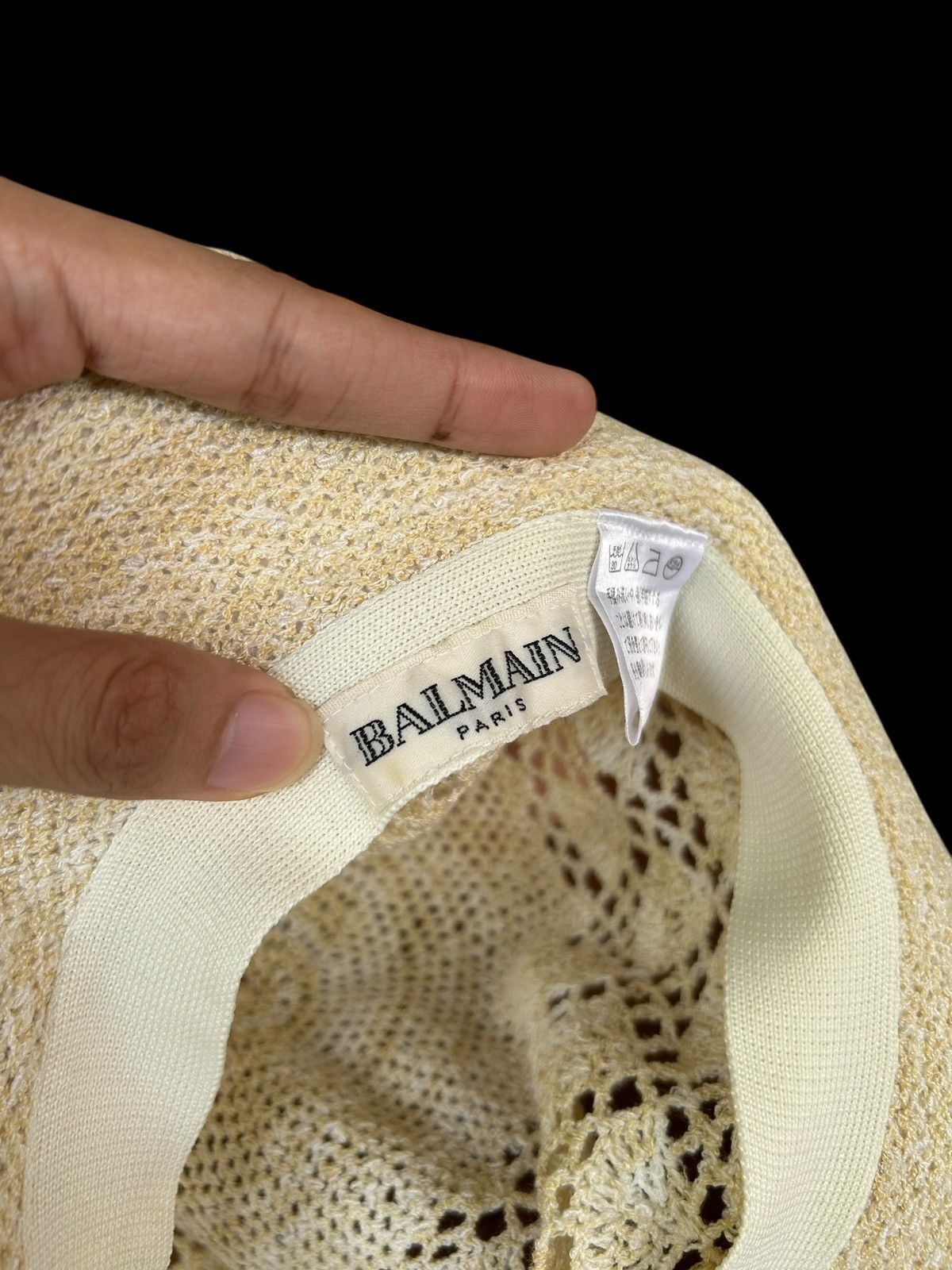 Balmain × Vintage Balmain Vintage Bucket Hats Size ONE SIZE - 7 Thumbnail