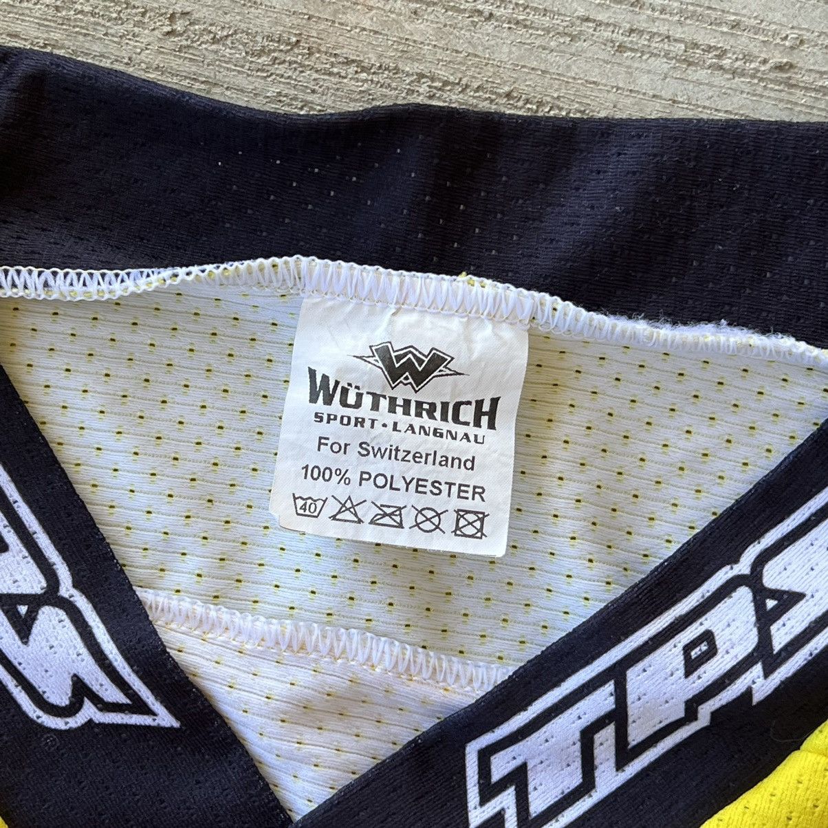 Vintage Wuthrich tps burning wheels Vintage Jersey Size US XXL / EU 58 / 5 - 4 Thumbnail