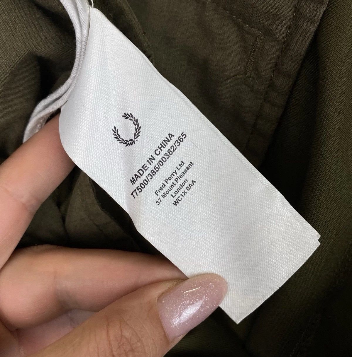 Fred Perry Fred Perry Chino Pants Trousers Khaki Olive Green Casual Size US 30 / EU 46 - 5 Thumbnail
