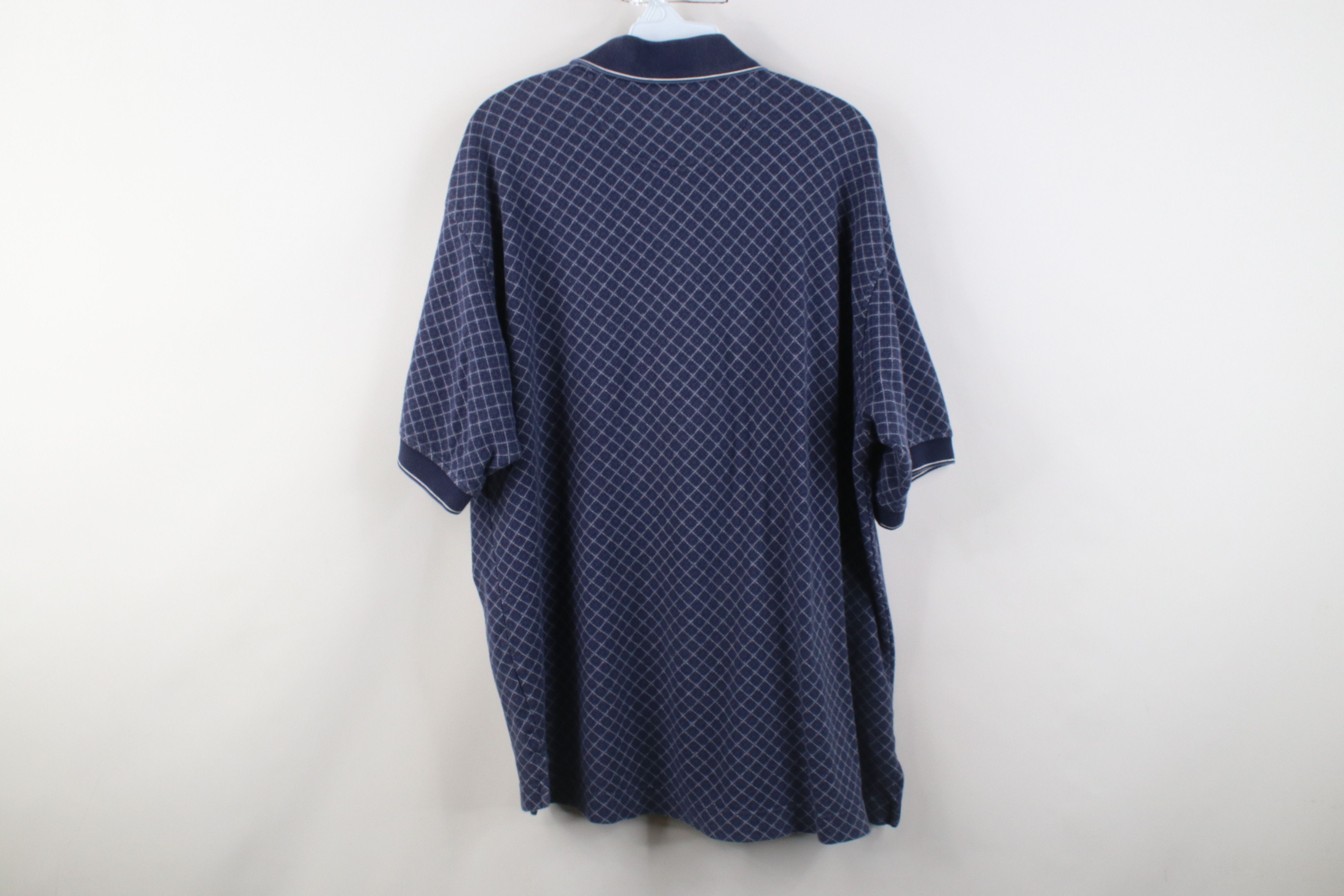 Vintage Vintage 90s Streetwear Diamond Knit Golf Polo Shirt USA Size US XL / EU 56 / 4 - 8 Thumbnail