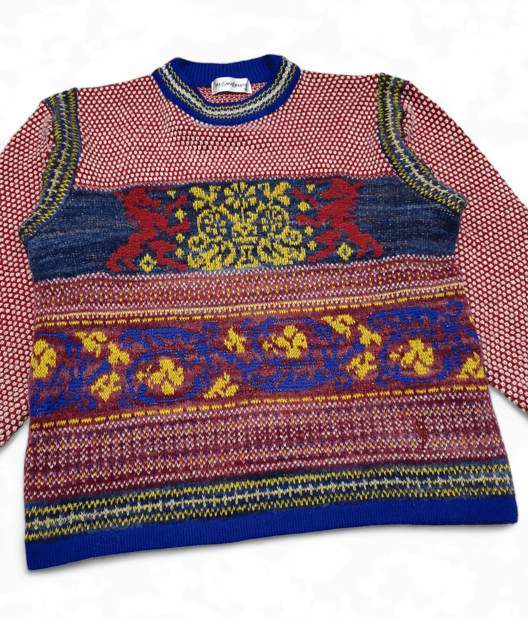 Yves Saint Laurent Vintage Yves Saint Laurent YSL Knitwear Sweatshirt for Kids Size XS / US 0-2 / IT 36-38 - 4 Thumbnail