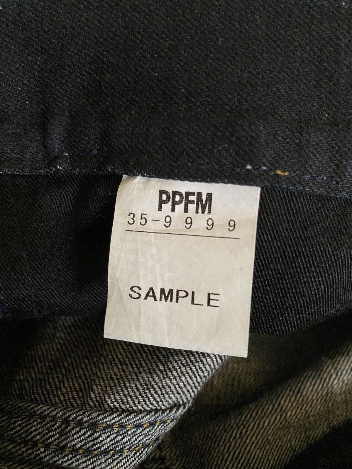 PPFM Japanese Brand PPFM J Leg Design Denim Size US 33 - 12 Thumbnail