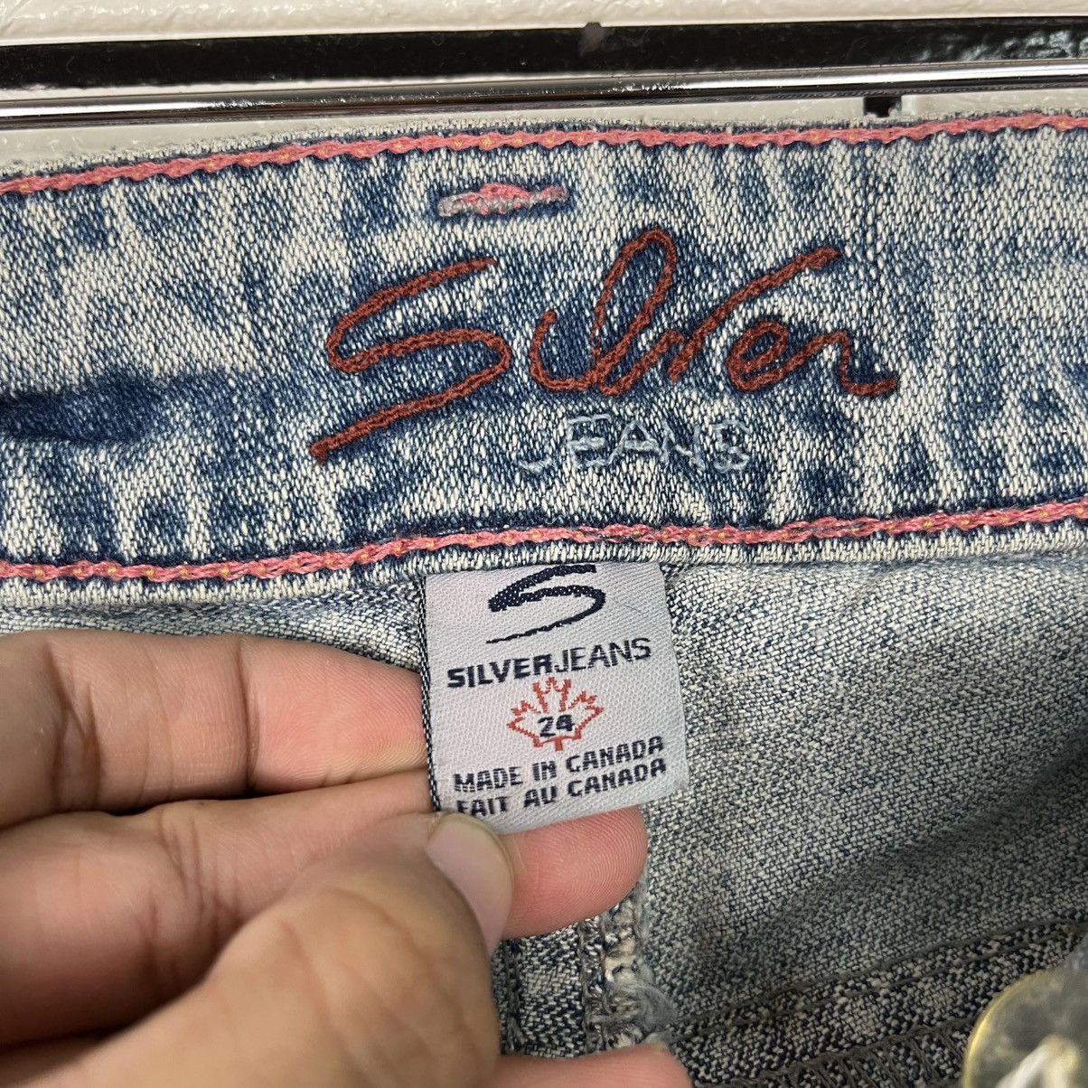 Silver Jeans Co. Vintage Silver Jeans Workwear Denim Size 26" / US 2 / IT 38 - 19 Thumbnail