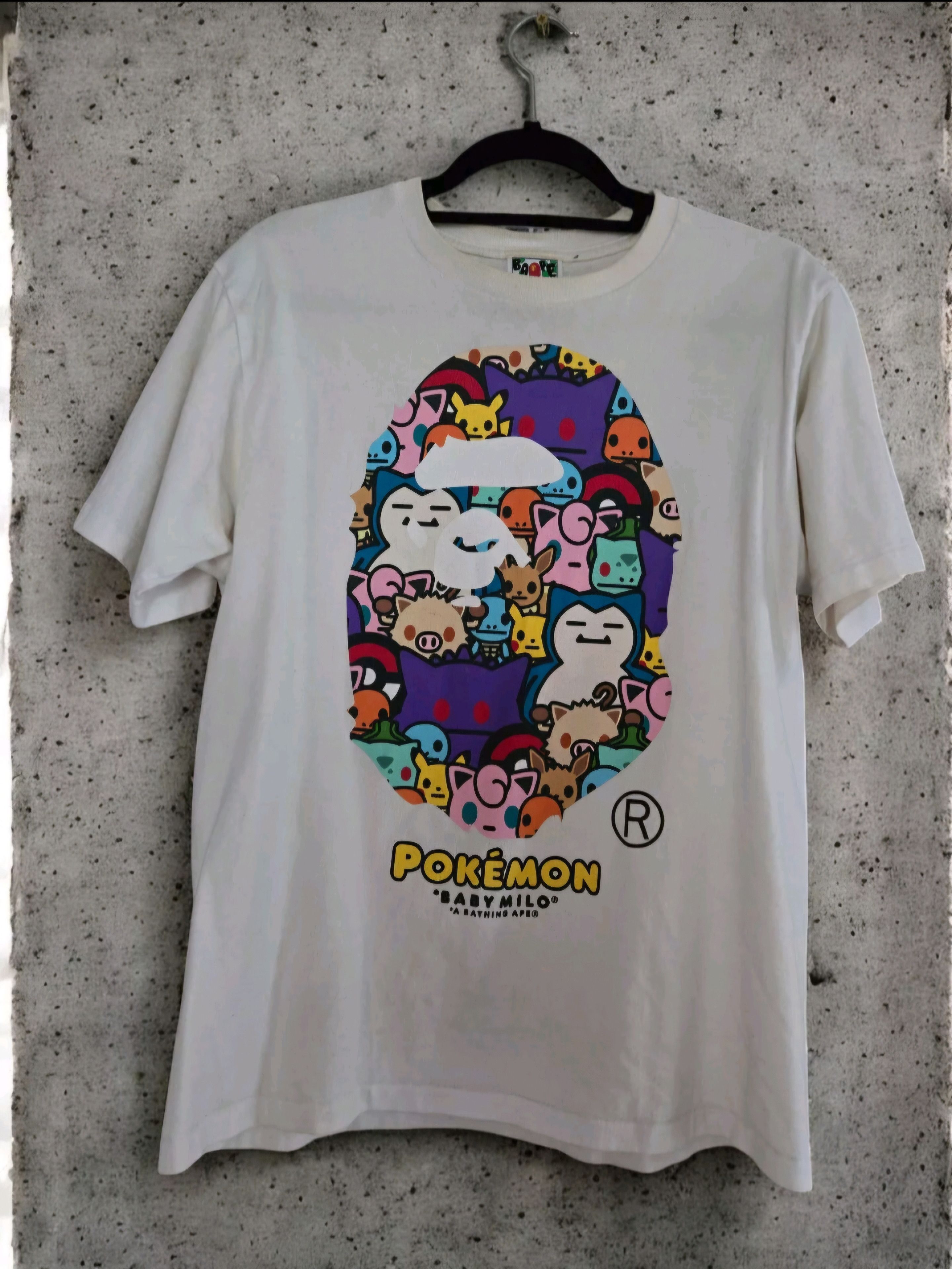Bape Bape x Pokemon Ape Head Tee Size US M / EU 48-50 / 2 - 1 Thumbnail