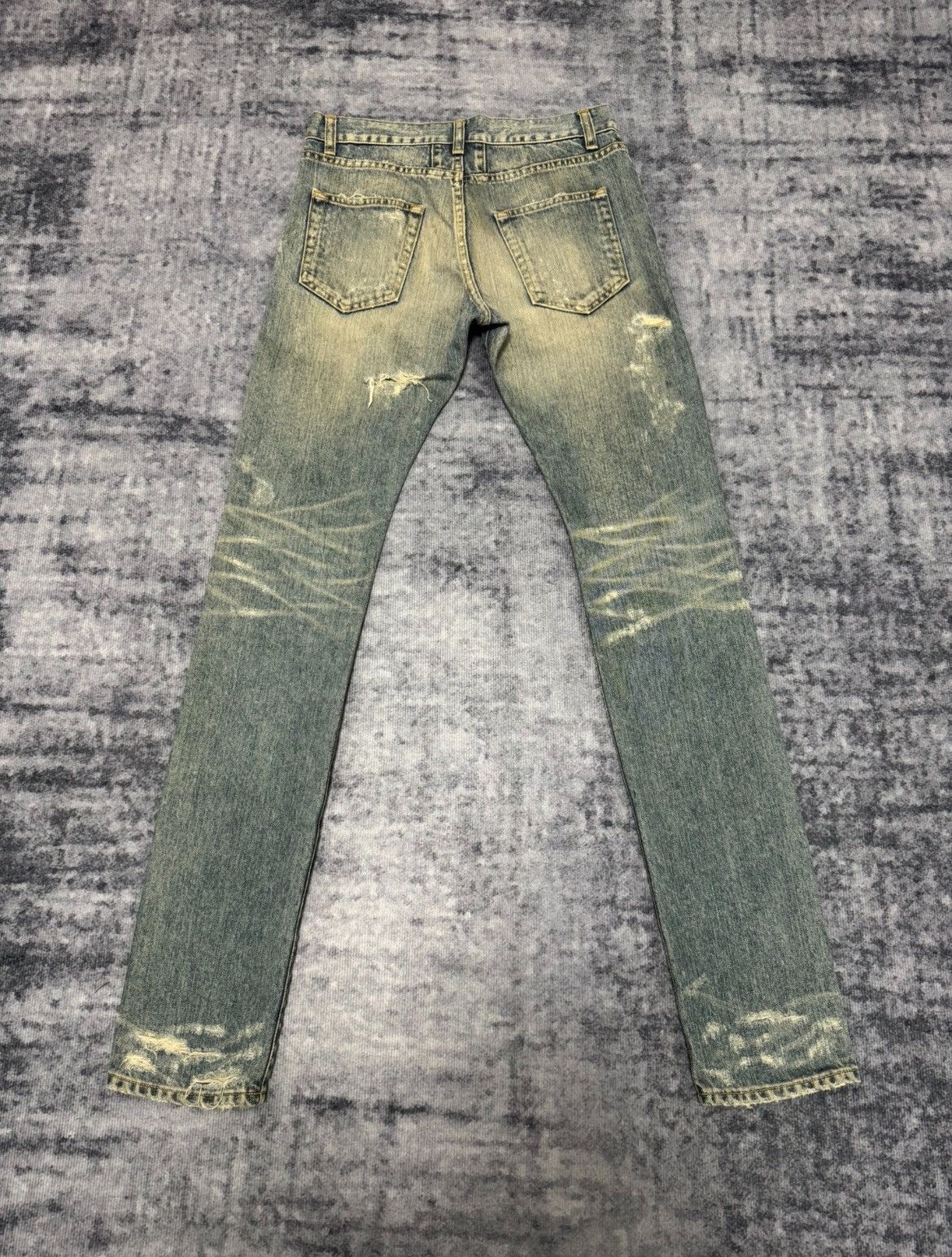 Hedi Slimane × Saint Laurent Paris 13FW D02 Little Crash Jeans sz31 & 28 Size US 31 - 4 Thumbnail