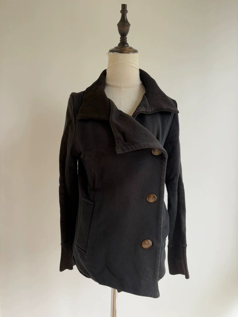 Vivienne Westwood Vivienne Westwood Vintage black Saturn buckle lapel jacket Size M / US 6-8 / IT 42-44 - 2 Thumbnail