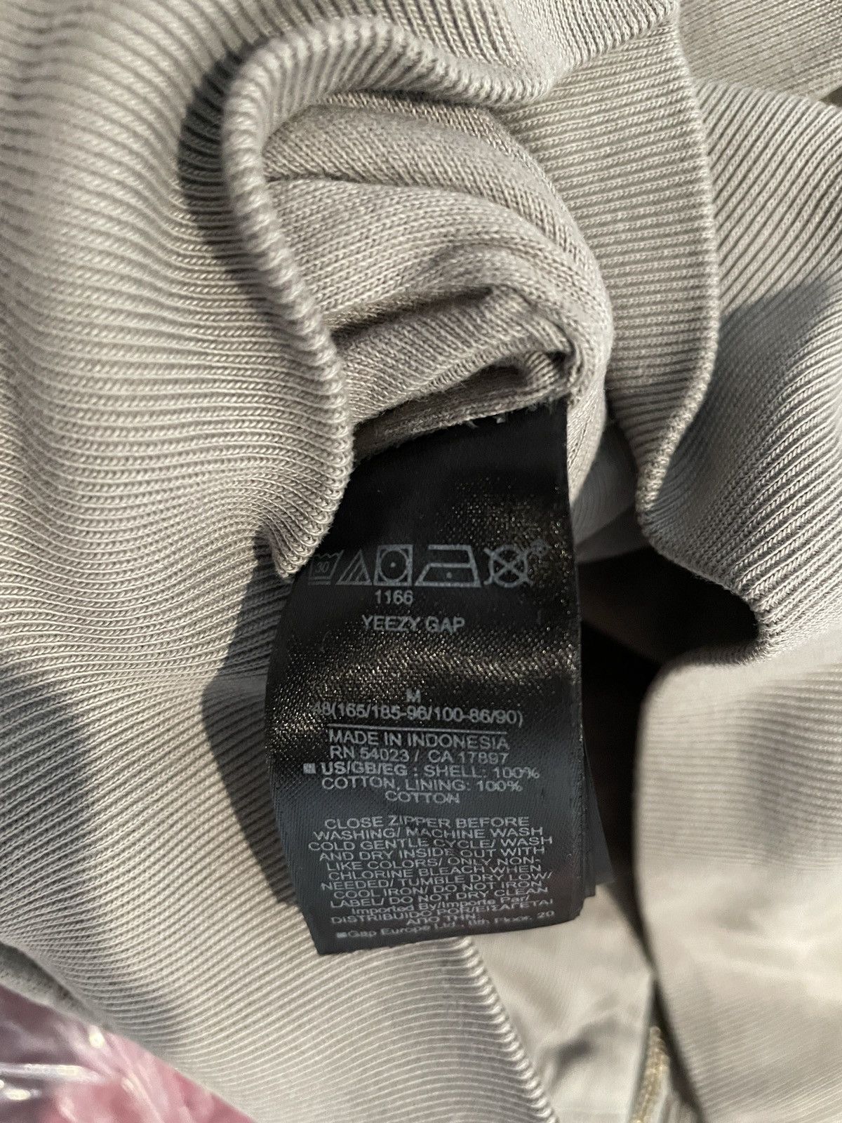 Gap × Kanye West × Yeezy Grey Yeezy Gap Zip Up Hoodie Sweatshirt Medium (UNRELEASED) Size US M / EU 48-50 / 2 - 4 Thumbnail